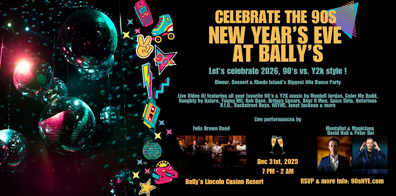 90’s vs Y2K New Years Eve at Bally’s Lincoln Casino Resort at  – ,