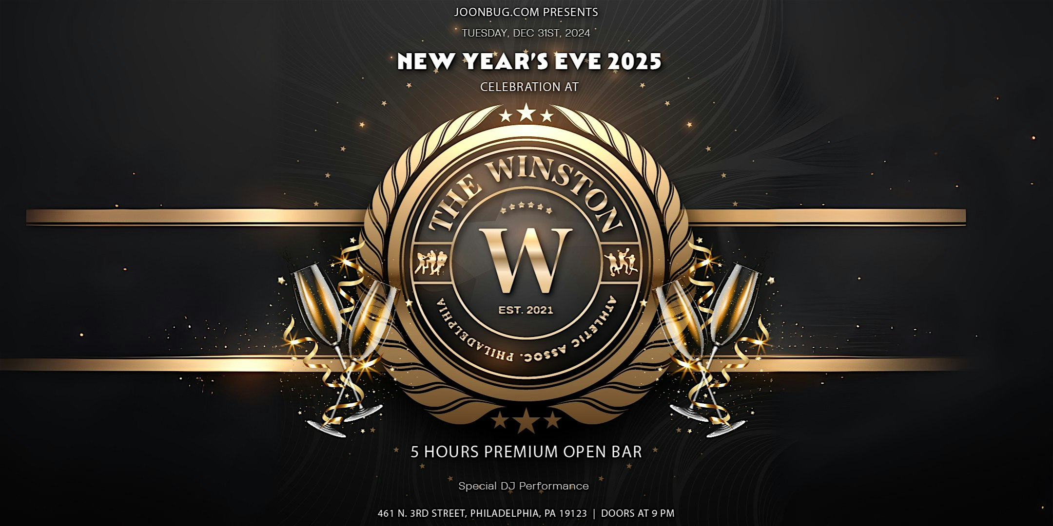 The Winston NYE 2026 Party at The Winston Social Club – Philadelphia, PA