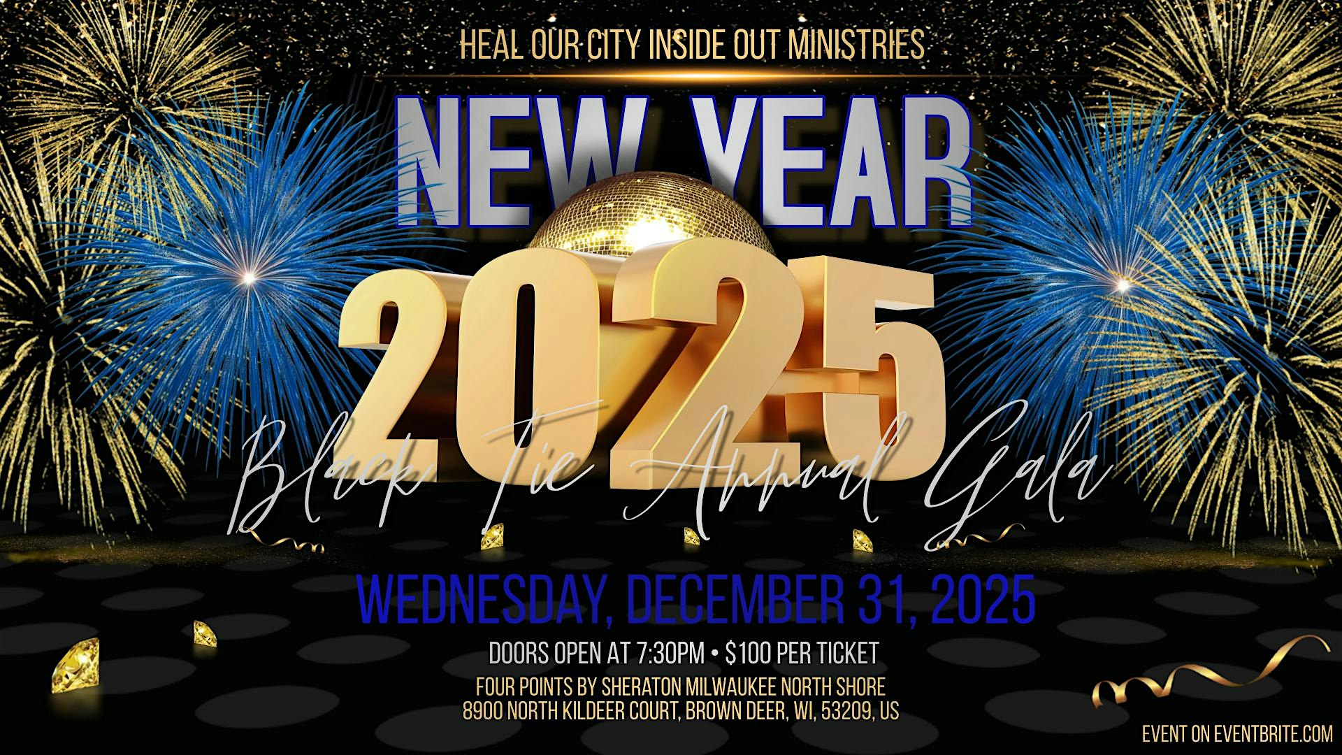 HOC 2025 New Years Gala at Four Points by Sheraton Milwaukee North Shore – Milwaukee, WI
