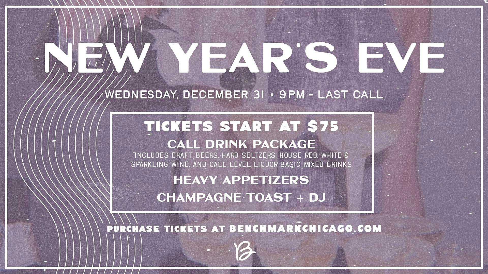 New Year’s Eve Party at Benchmark in Old Town (NYE 2026) at Benchmark – Chicago, IL