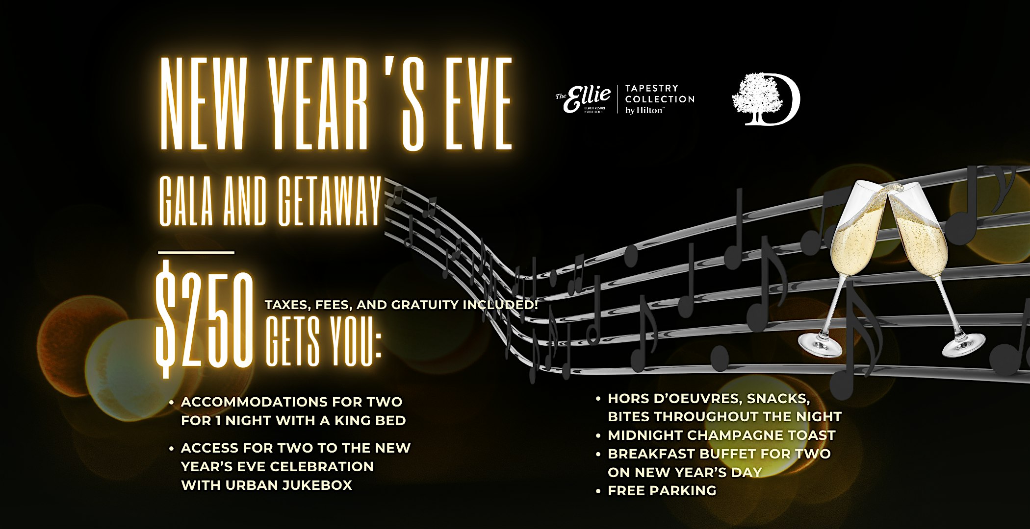 New Year’s Eve Celebration at 3200 S Ocean Blvd – Myrtle Beach, SC