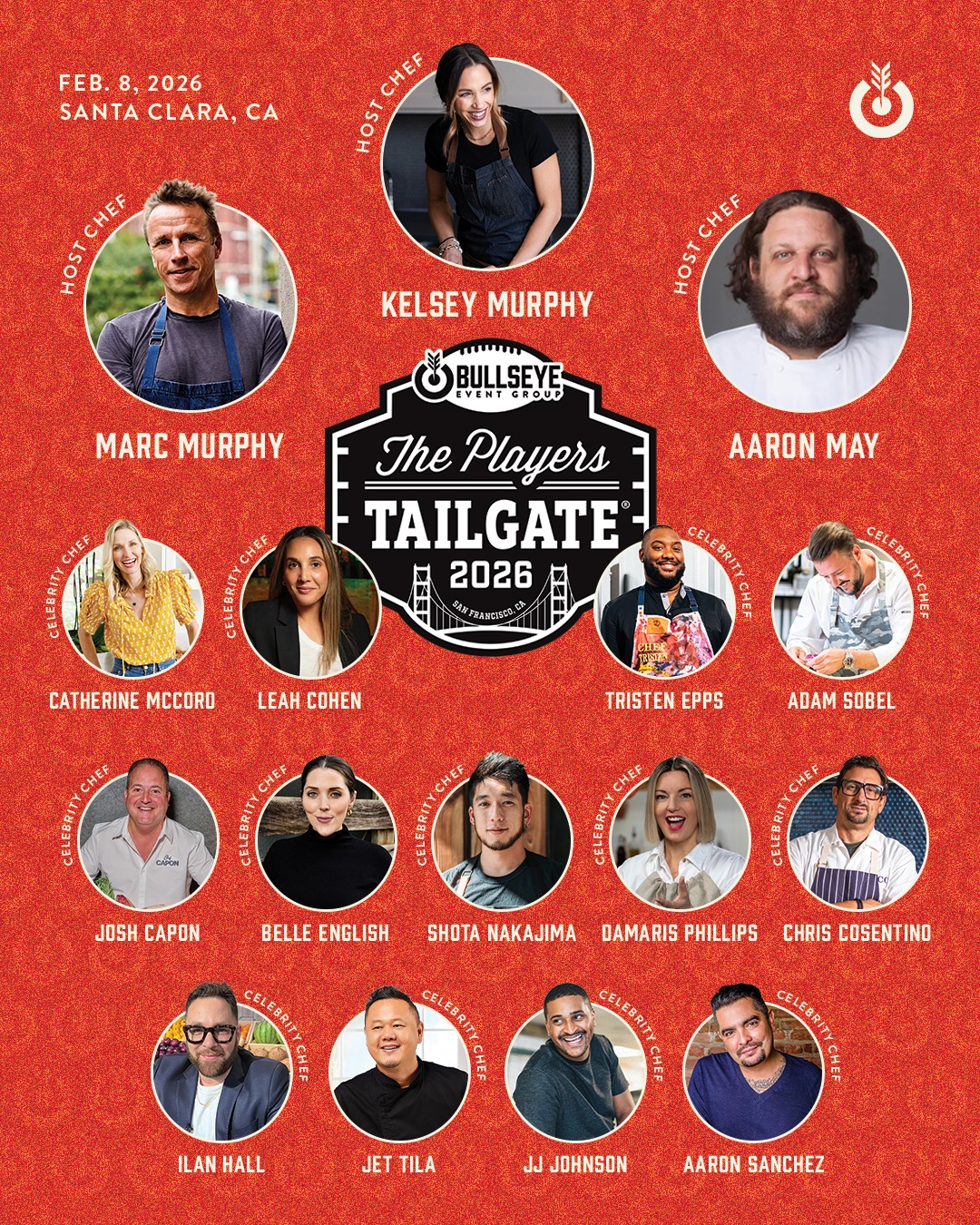 2026 Players Tailgate Chefs