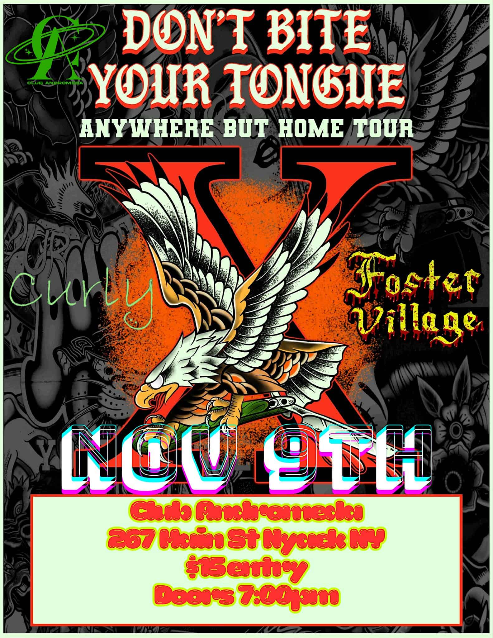 Don’t Bite Your Tongue at Club Andromeda – Nyack, NY