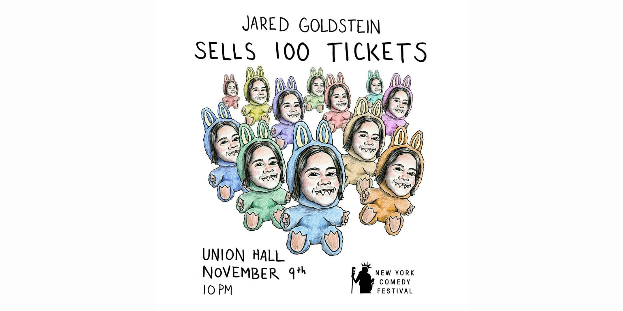 Jared Goldstein Sells 100 Tickets at Union Hall – Brooklyn, NY