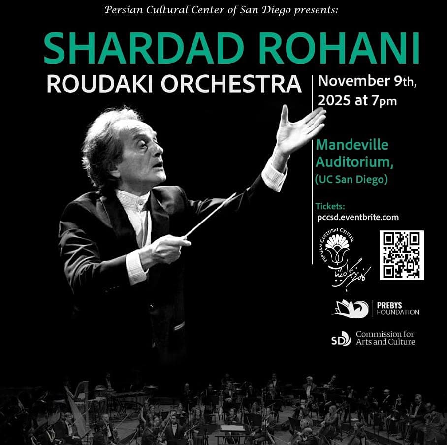 Shardad Rohani in San Diego – “Motherland” at Mandeville Auditorium – San Diego, CA