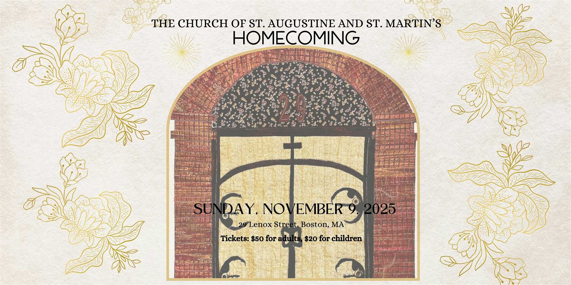 Church of St. Augustine and St. Martin’s Annual Homecoming at The Episcopal Church of Saint Augustine and Saint Martin – Boston, MA