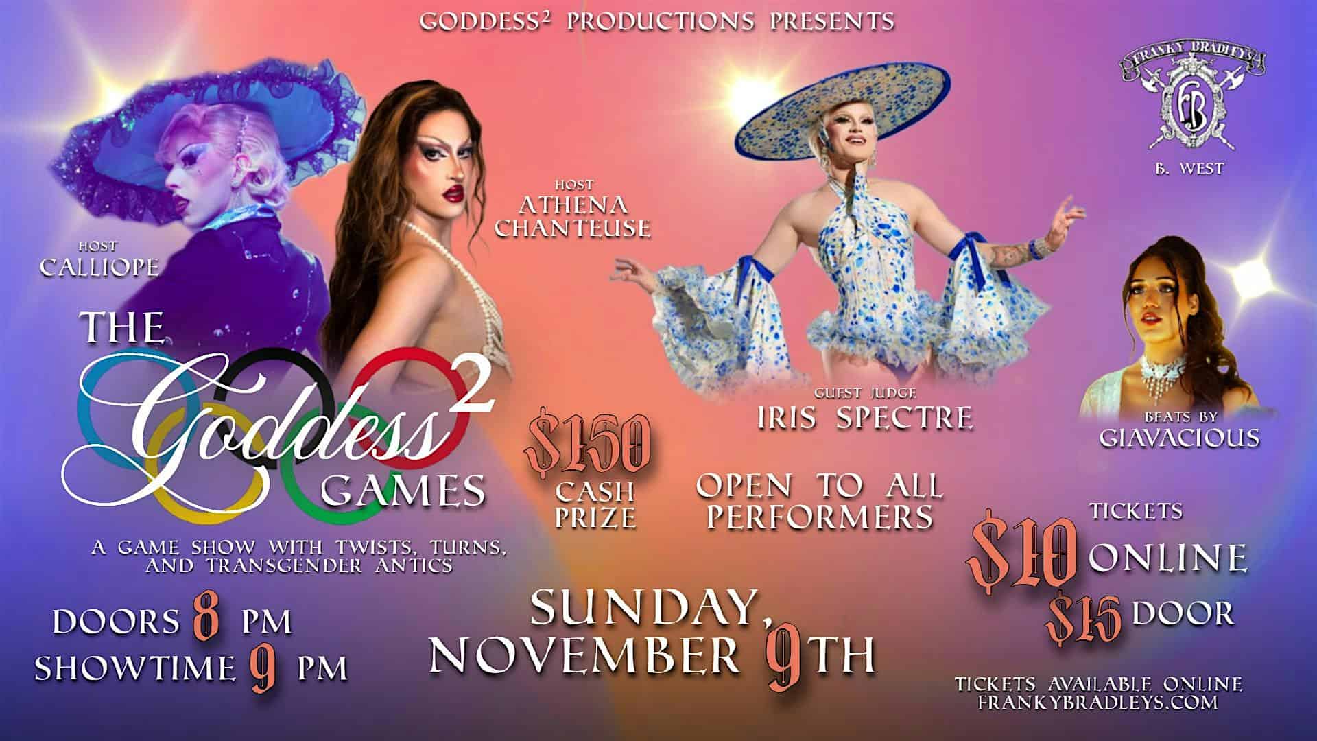 The Goddess^2 Games at Franky Bradley’s – Philadelphia, PA