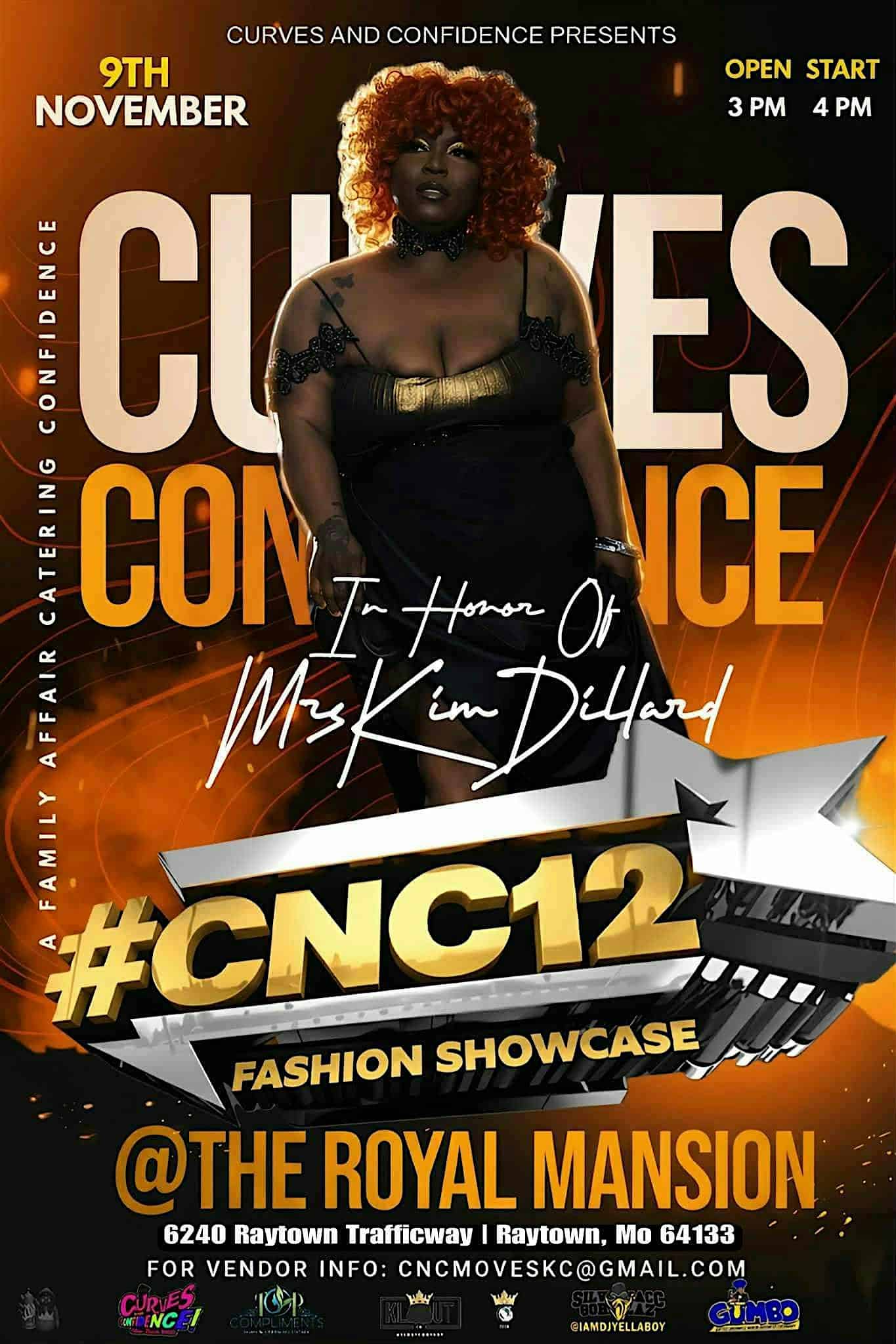 12th Annual Curves&Confidence Fashion Show at The Royal Mansion Event Space – Raytown, MO