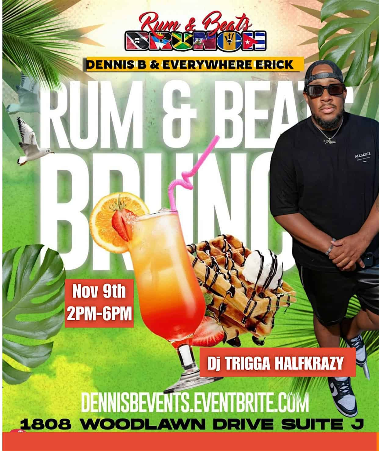 RUM & BEATS BRUNCH SEASON 2 EPISODE 2 at Ballroom at 1808 – gwynn oak, MD
