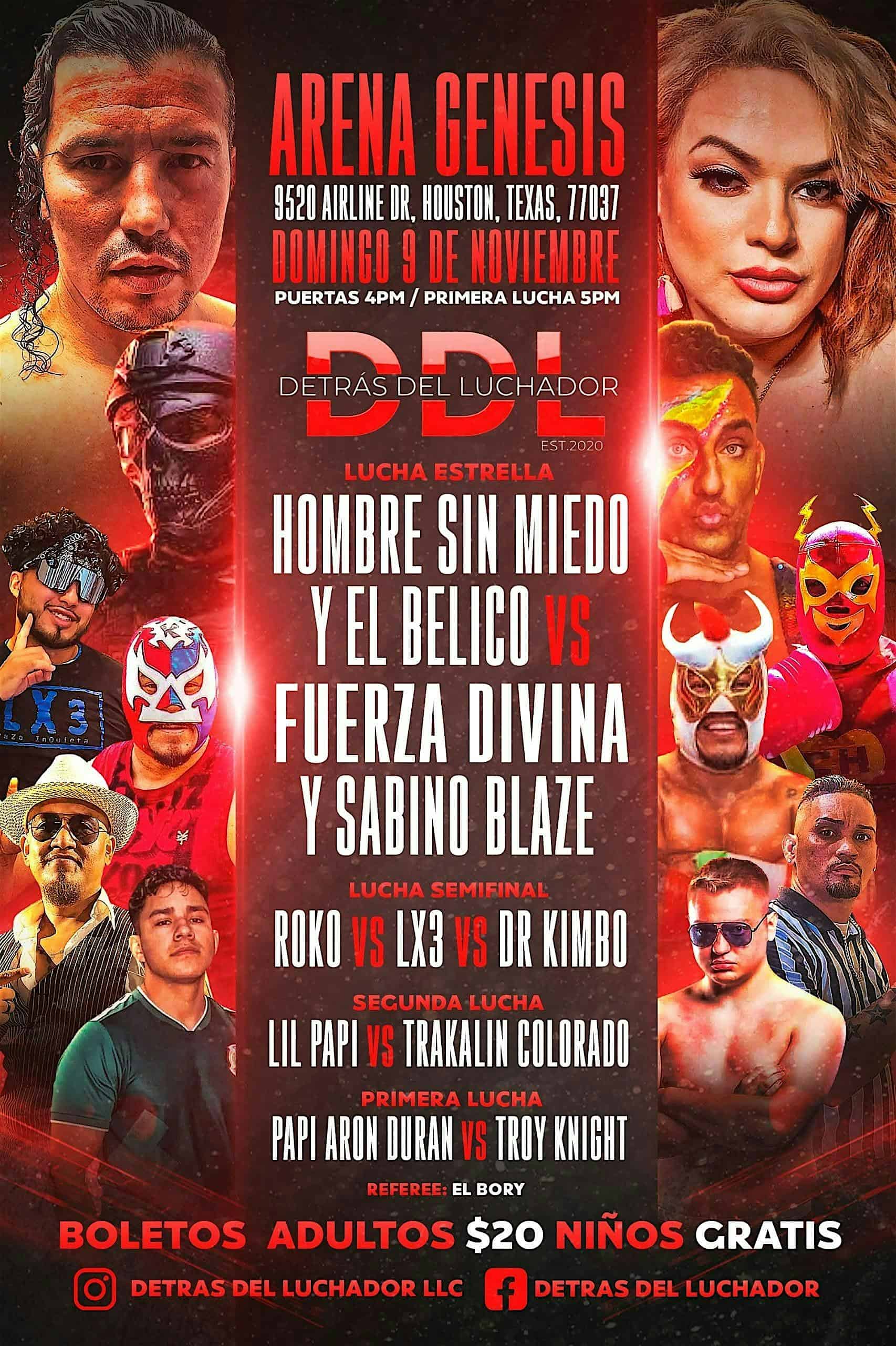 Lucha Libre en Houston at 9520 Airline Dr – Houston, TX