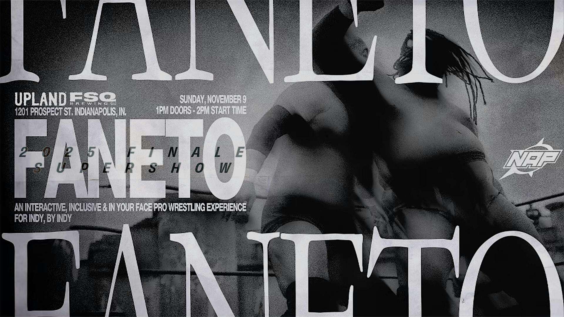NAP Wrestling: FANETO at Upland FSQ Brewery – Indianapolis, IN