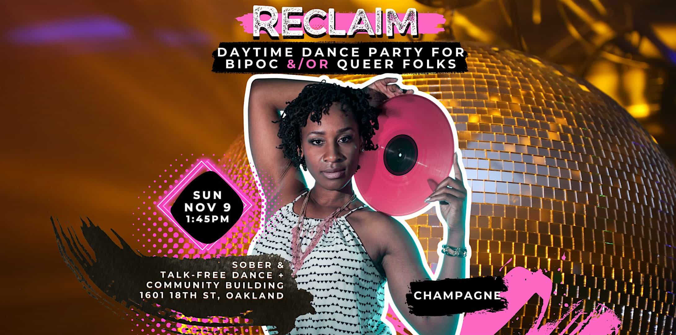 RECLAIM Sunday, November 9th at BANDALOOP – Oakland, CA