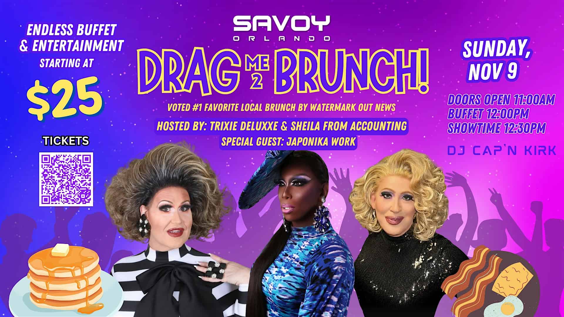 Drag Me 2 Brunch! Orlando’s Favorite Drag Brunch! at Savoy Orlando – Orlando, FL