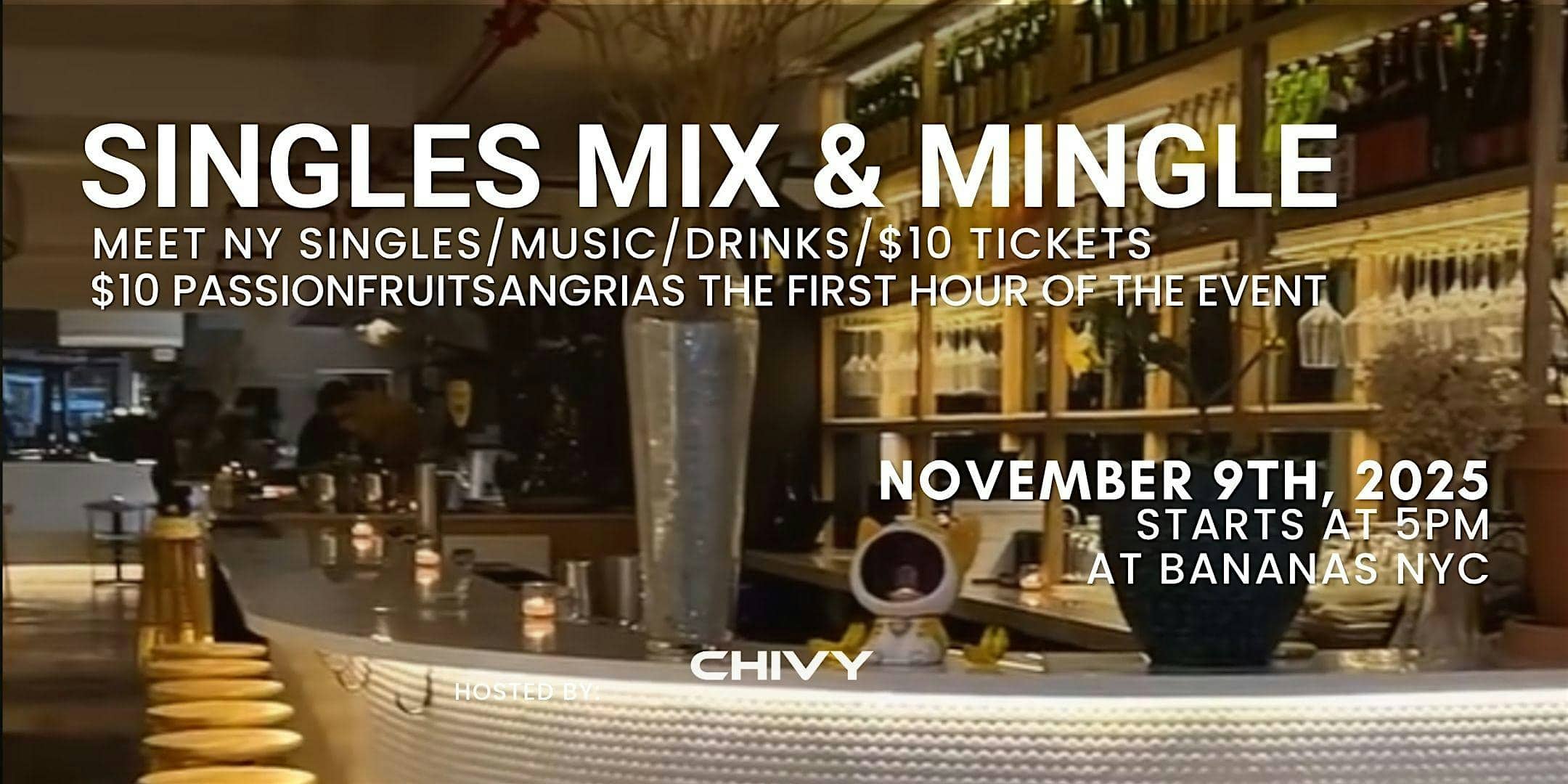 Mix and Mingle at the Bananas NYC at Bananas – New York, NY