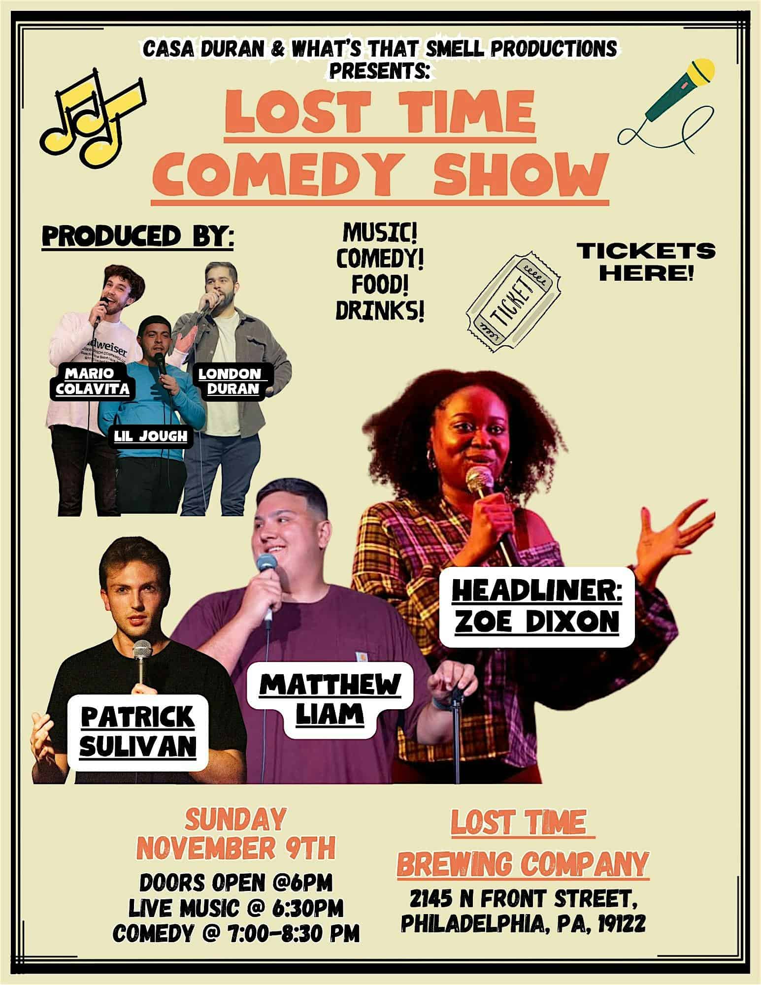 Lost Time Comedy Show! PART3 at Lost Time Brewing Company – Philadelphia, PA