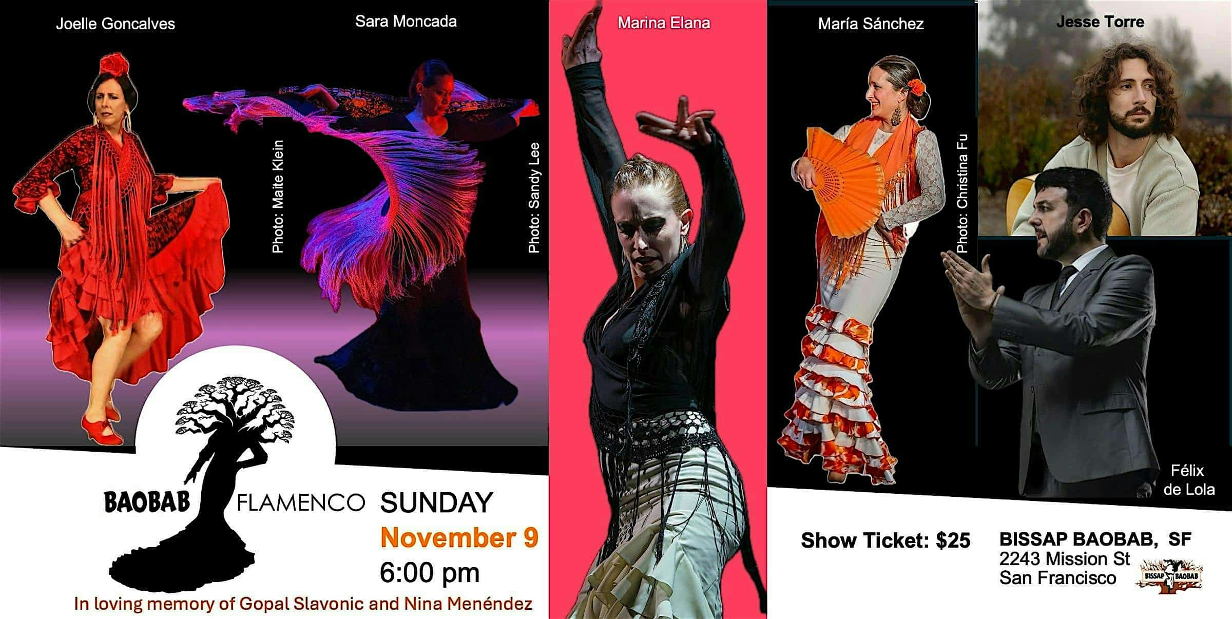 MARINA ELANA at Baobab Flamenco!!! at Bissap Baobab SF – San Francisco, CA