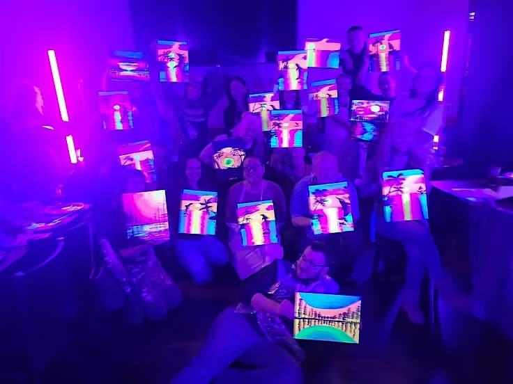 Black Light Glow Paint Party at Steeplejack Pizza and Beer – Portland, OR