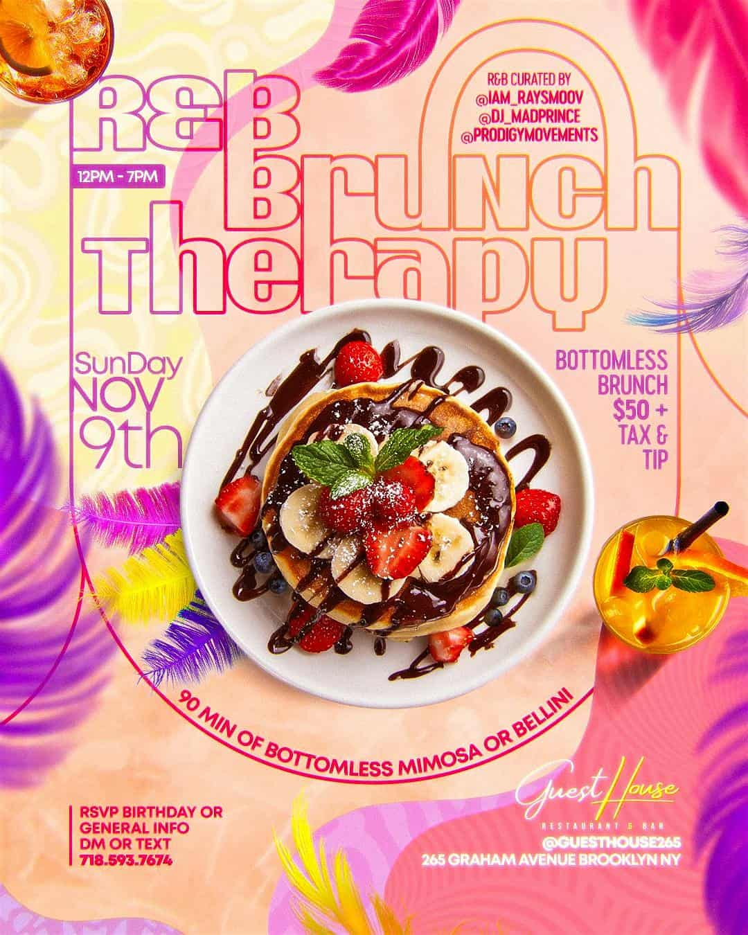 R&B Brunch Therapy at GuestHouse Restaurant & Bar – Brooklyn, NY