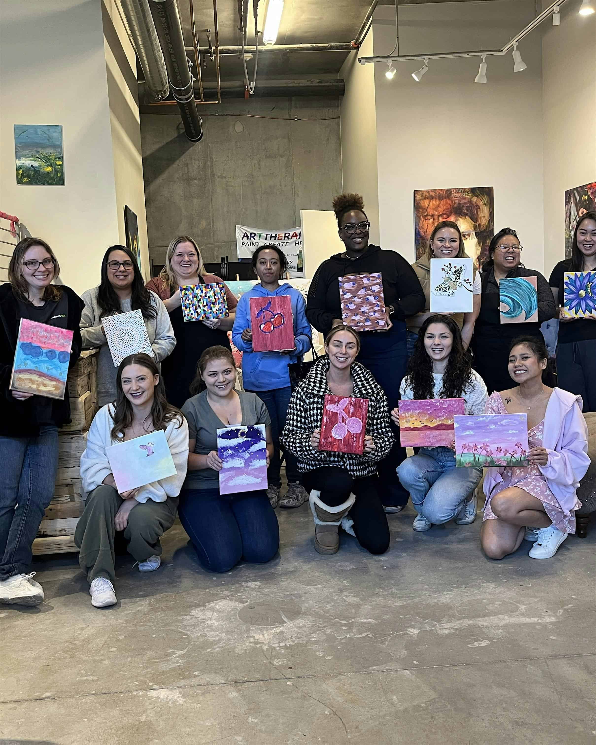 The Ugly Painting Party: because your old art deserves a glow up! at Arttherapy Cafe and Gallery. The entrance to the Gallery is on 4th Street – Las Vegas, NV