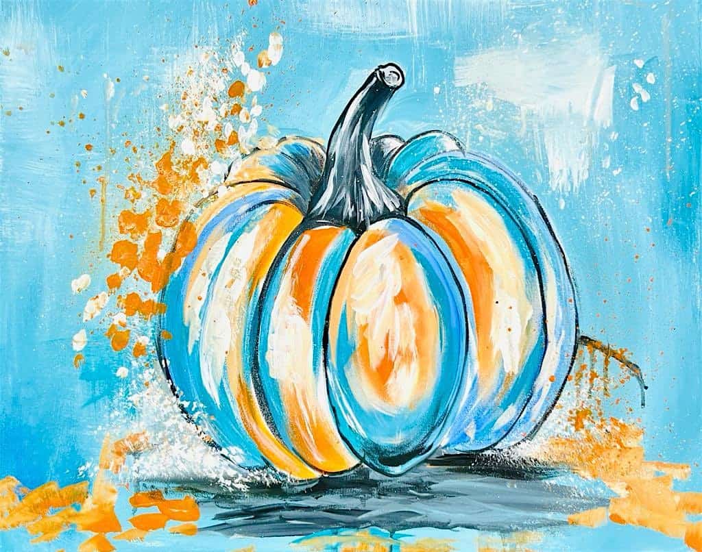 Harvest Blue Paint Party – THIS OR THAT PUMPKIN or SNOWMAN! at The Best Coffee & Lounge – Colorado Springs, CO