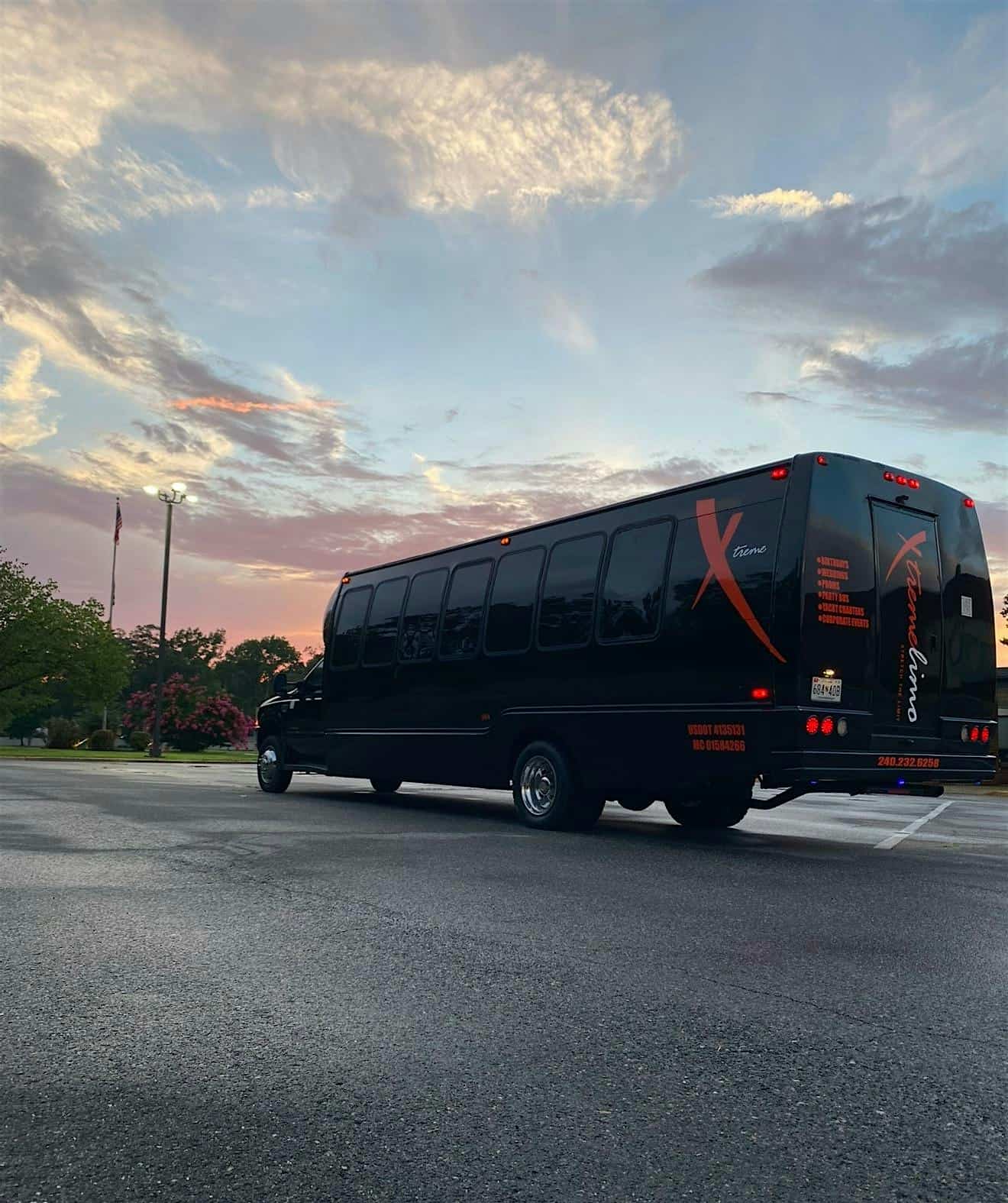 Xtreme Party Bus at Poplar Ridge Road – Baden, MD