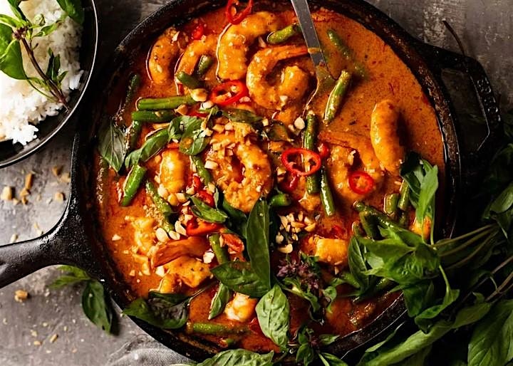 UBS In Person Cooking Class: Indonesian Shrimp w. Coconut, Rice & Herbs at UBS Cooking School – Weehawken, NJ