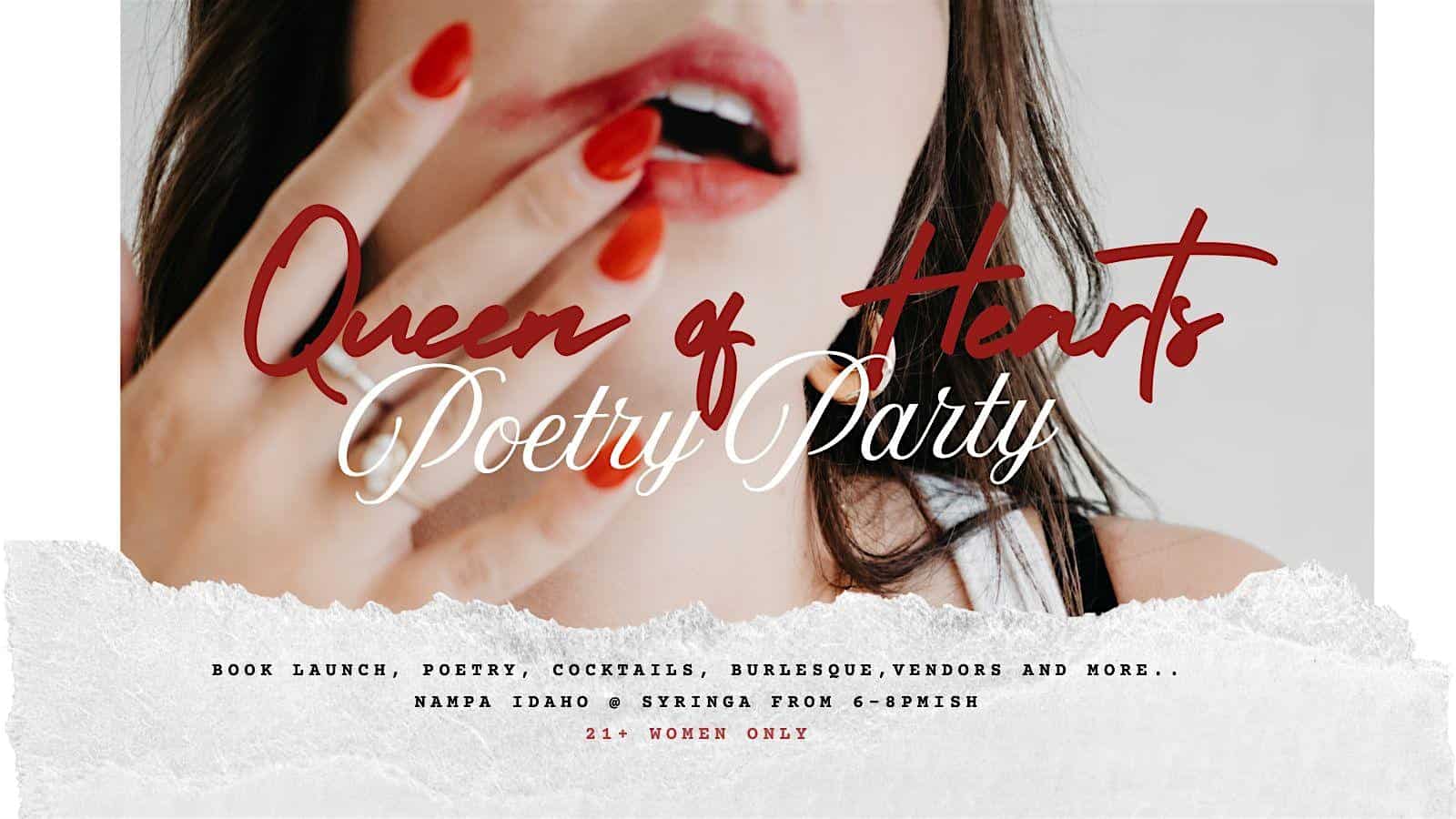 Queen of Hearts Poetry Book Launch Party! at The Syringa Cocktails and Coffee – Nampa, ID
