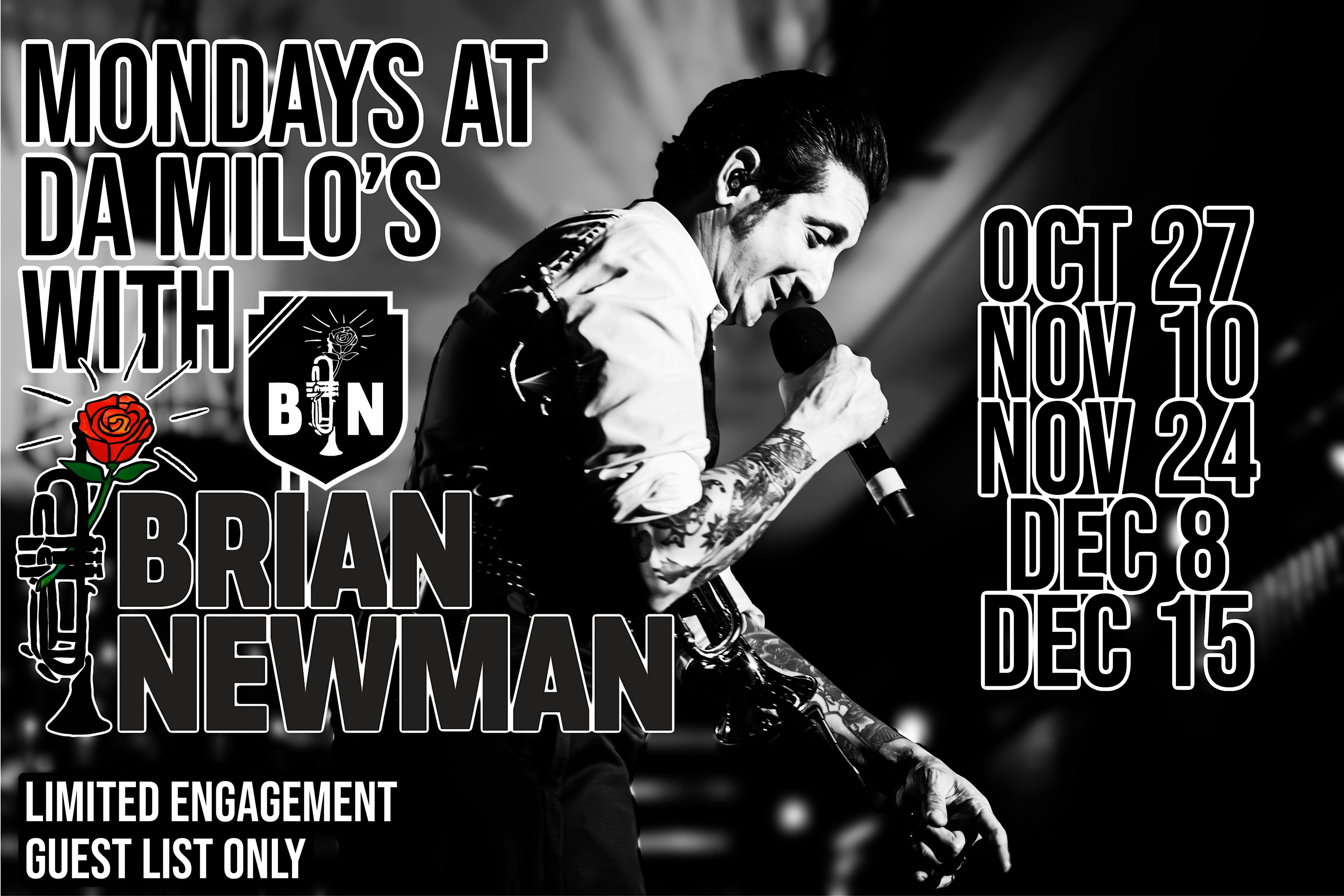 Monday Jazz with Brian Newman at Da Milio at Da Milio – New York, NY