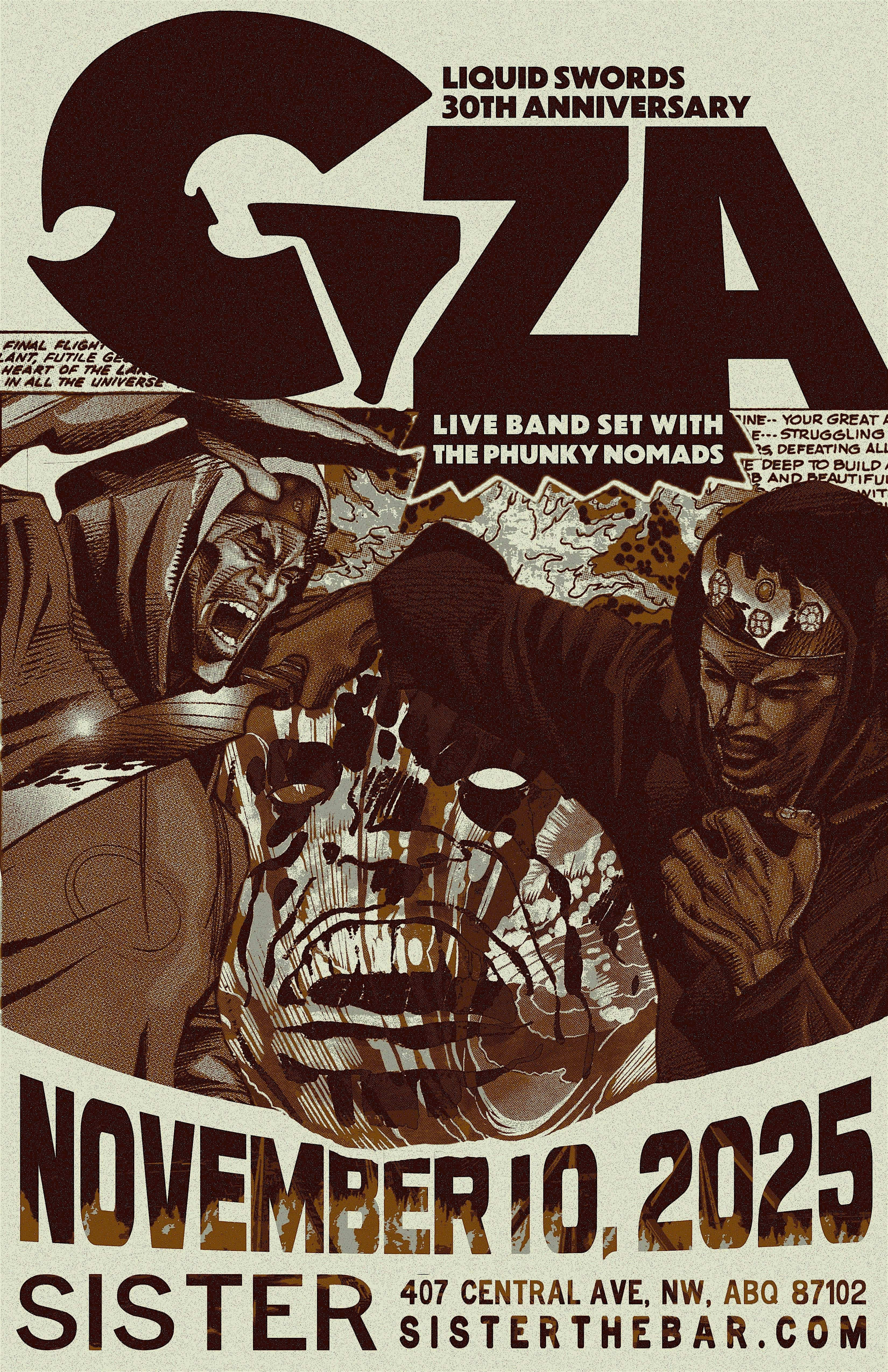 GZA & The Phunky Nomads at Sister – Albuquerque, NM
