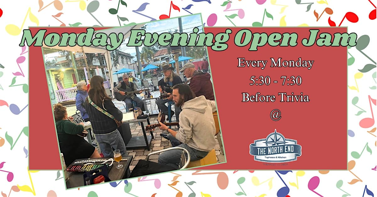 Monday Evening Open Jam at The North End Taphouse & Kitchen – Gulfport, FL