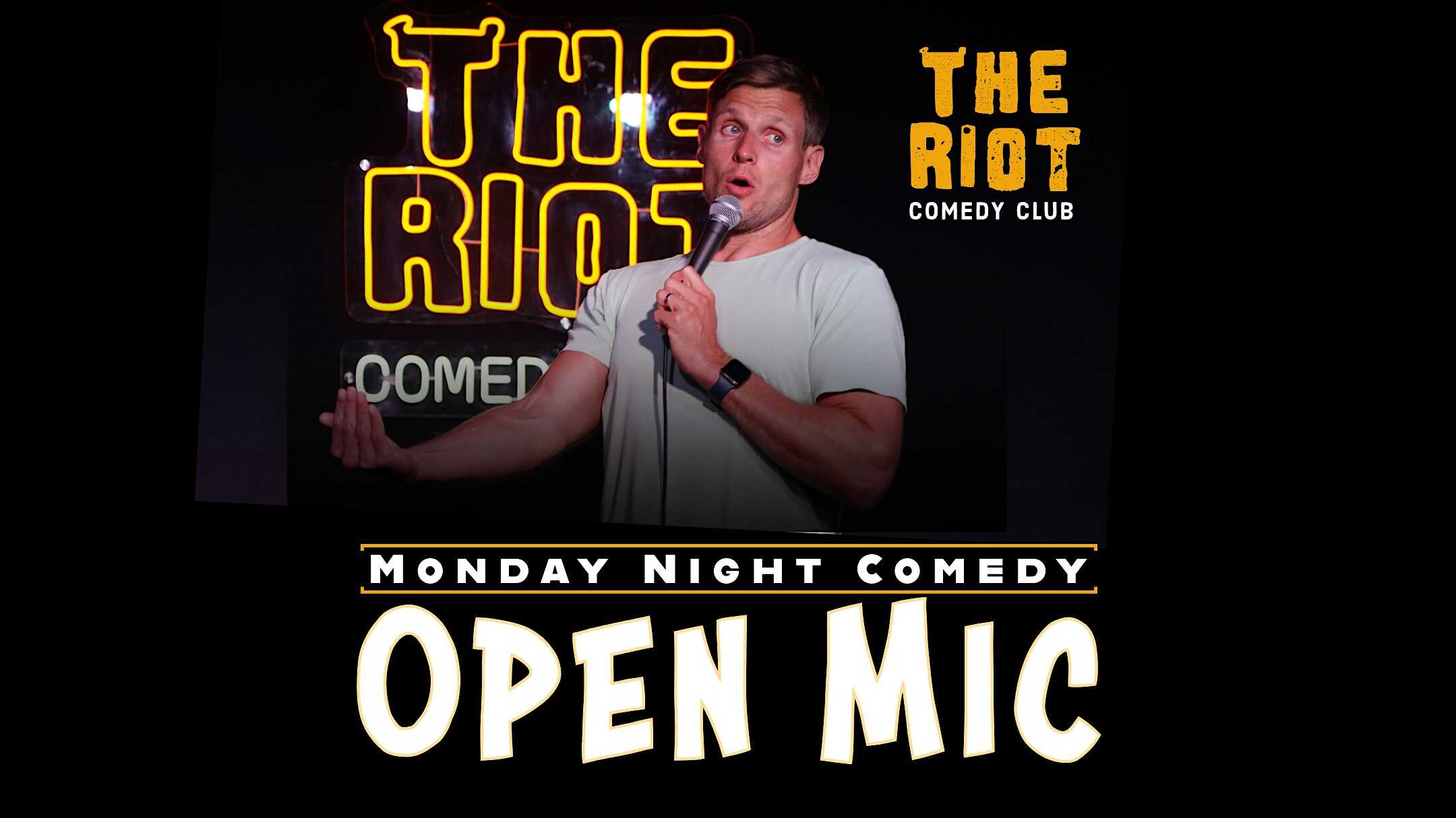 Riot Riverwalk Comedy Club presents Monday Night Standup Comedy Open Mic at Riot Riverwalk at The Maverick – San Antonio, TX