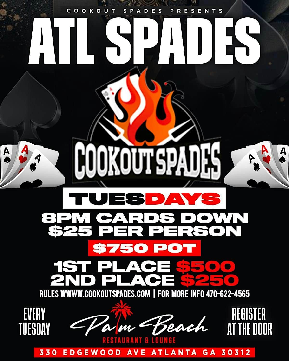 TACO & GAME NIGHT at Palm Beach ATL – Atlanta, GA