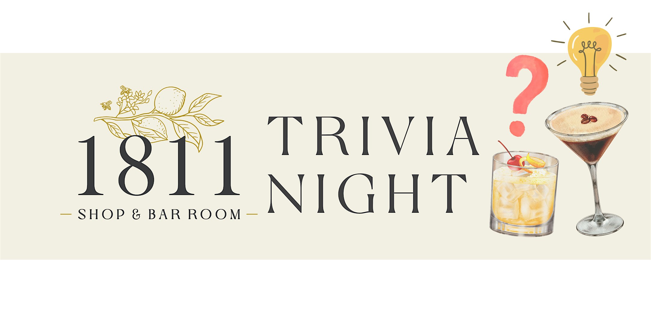 Trivia at 1811 Bar Room at 1811 Bar Room, Back of Shop, Chippewa Road, Brecksville, OH, USA – Brecksville, OH