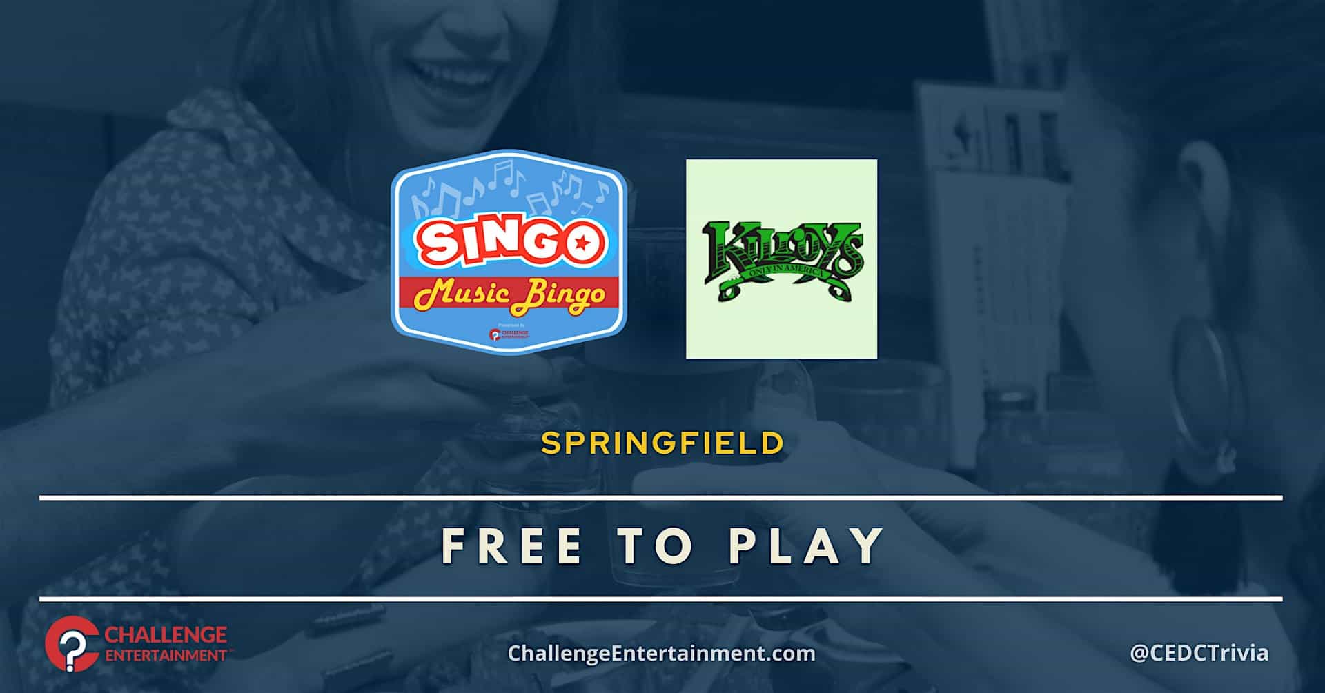 SINGO Music Bingo Nights at Kilroys – Springfield at Kilroy’s – Springfield, VA