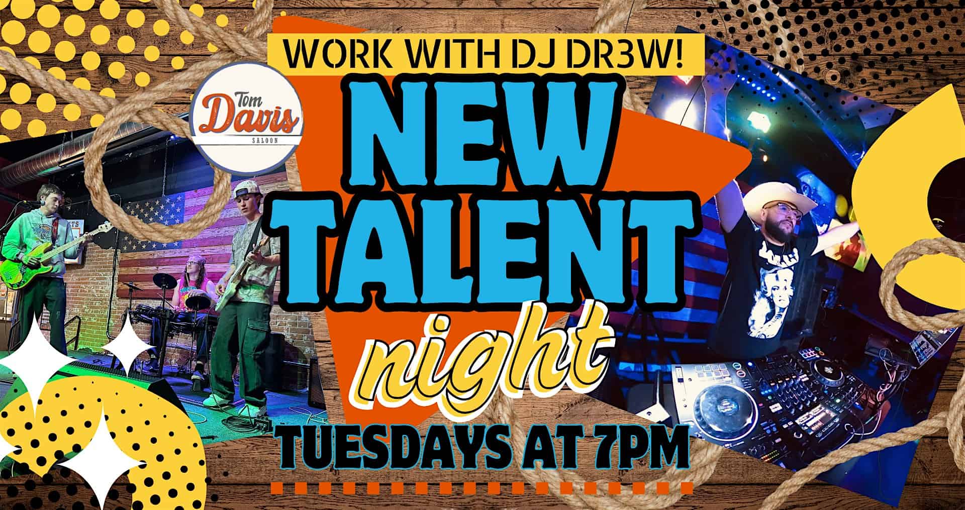 New Talent Night @ Tom Davis Saloon at Tom Davis Saloon – Loveland, CO