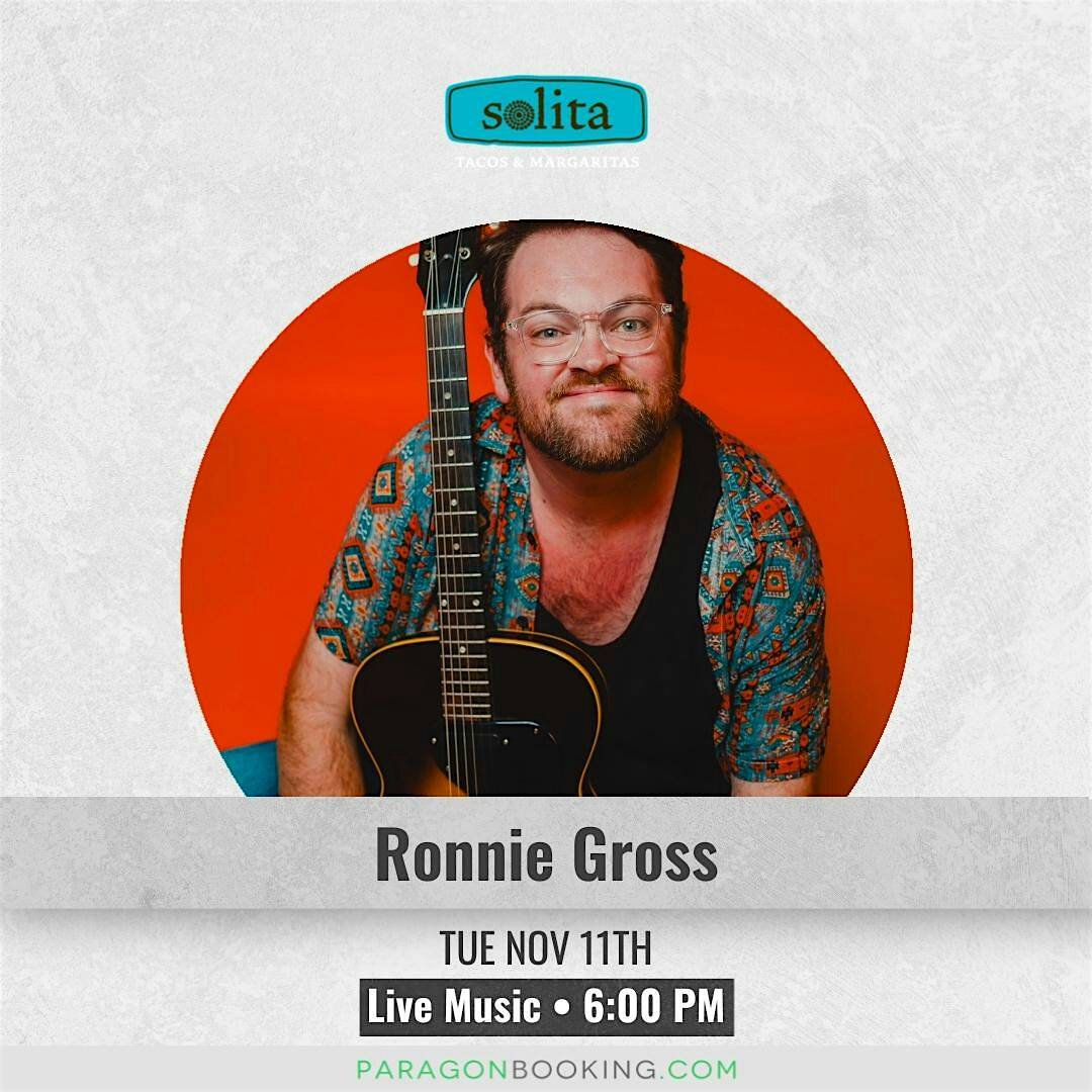 Taco Tuesday Fiesta : Live Music in Orlando Florida featuring Ronnie Gross at Solita Tacos & Margaritas (Orlando) at Solita Tacos & Margaritas (Orlando) – Orlando, FL