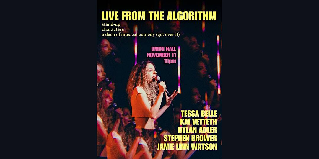 LIVE FROM THE ALGORITHM with Julia DiCesare at Union Hall – Brooklyn, NY