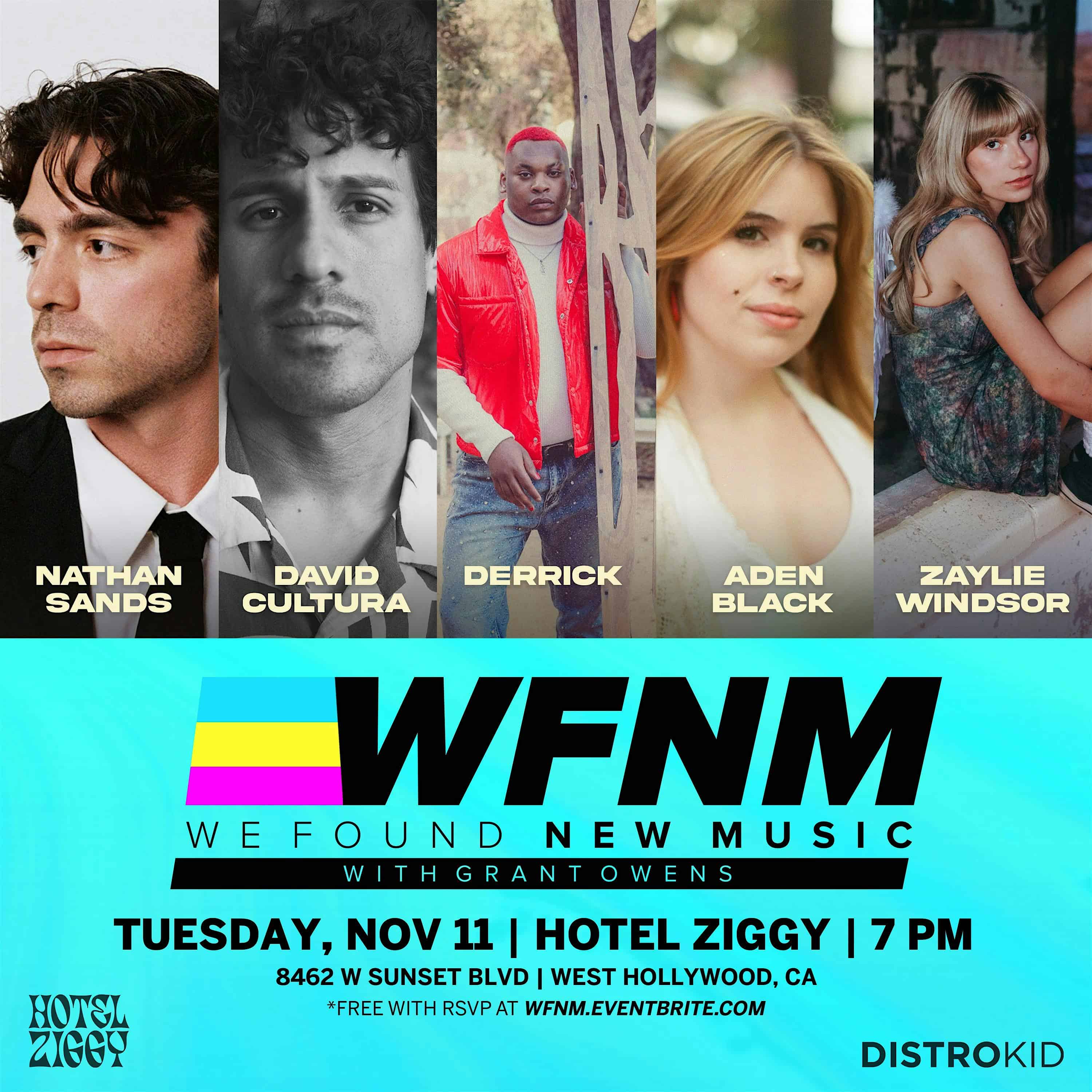 Aden Black, Derrick Unlimited, Nathan Sands, David Cultura, Zaylie Windsor at Hotel Ziggy Los Angeles – West Hollywood, CA