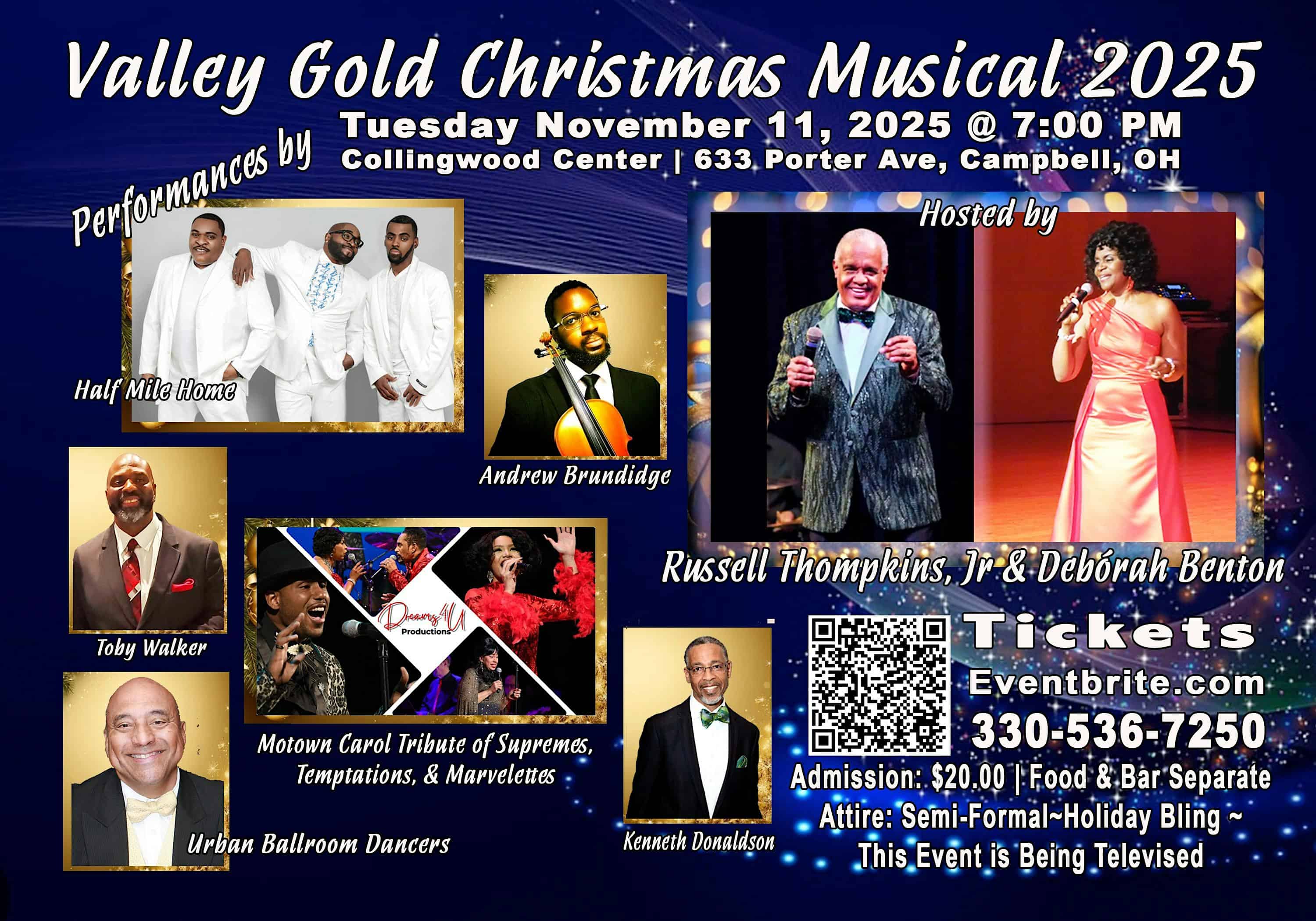 Valley Gold Christmas Musical 2025 at Collingwood Center LLC – Campbell, OH