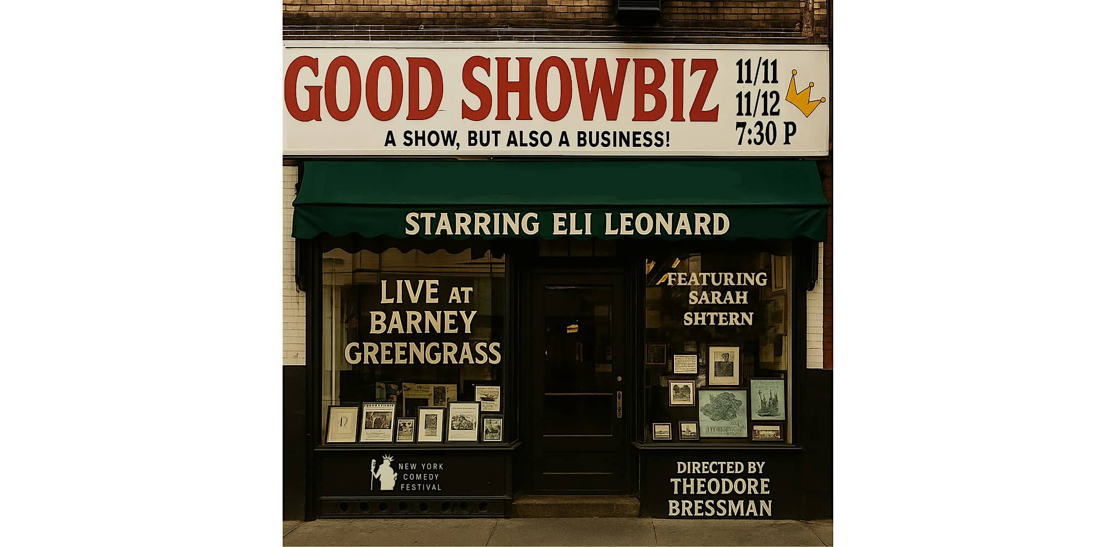 GOOD SHOWBIZ at Barney Greengrass – New York, NY