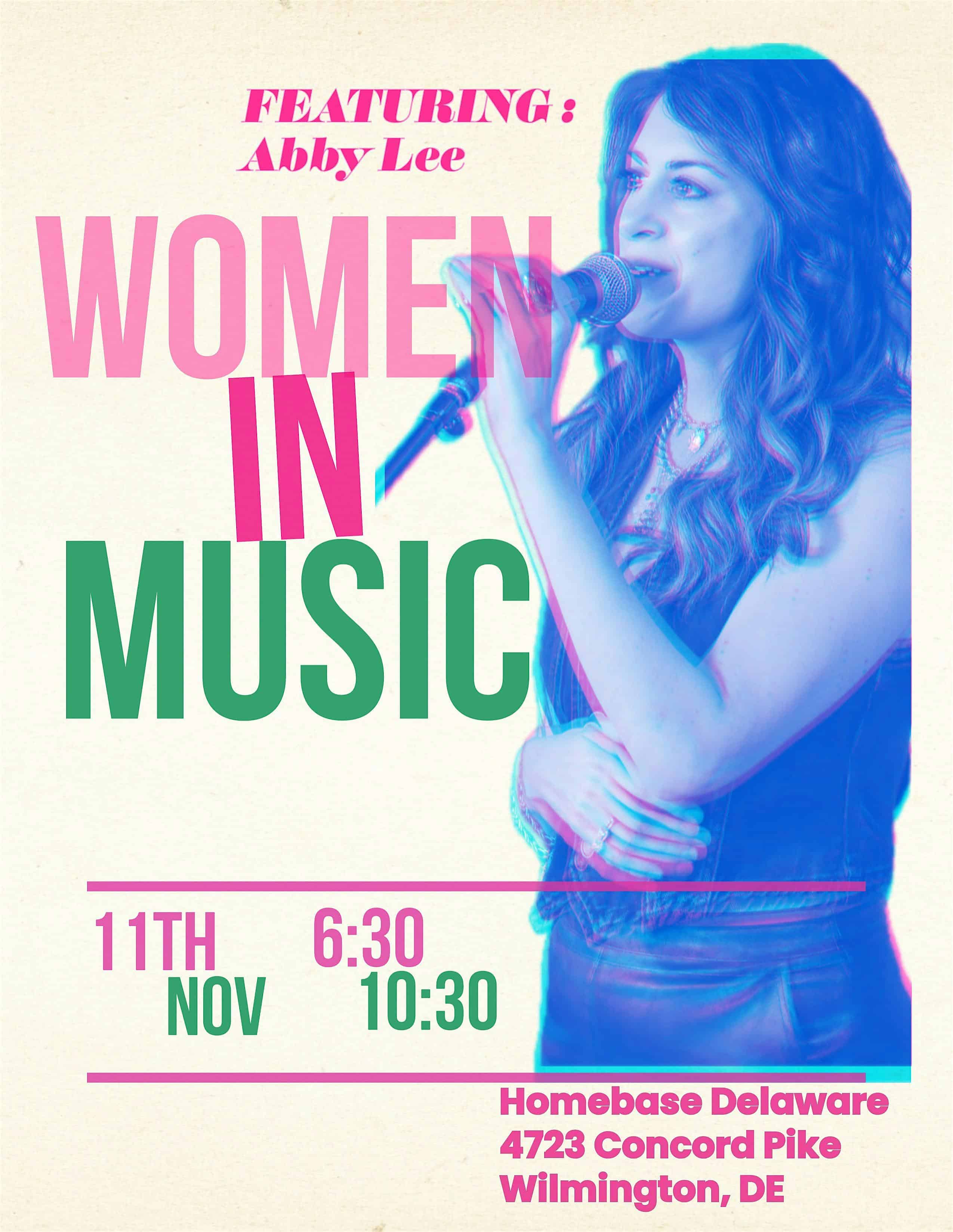 Women in Music: A Networking & Performance Event at HomeBase Delaware – Wilmington, DE