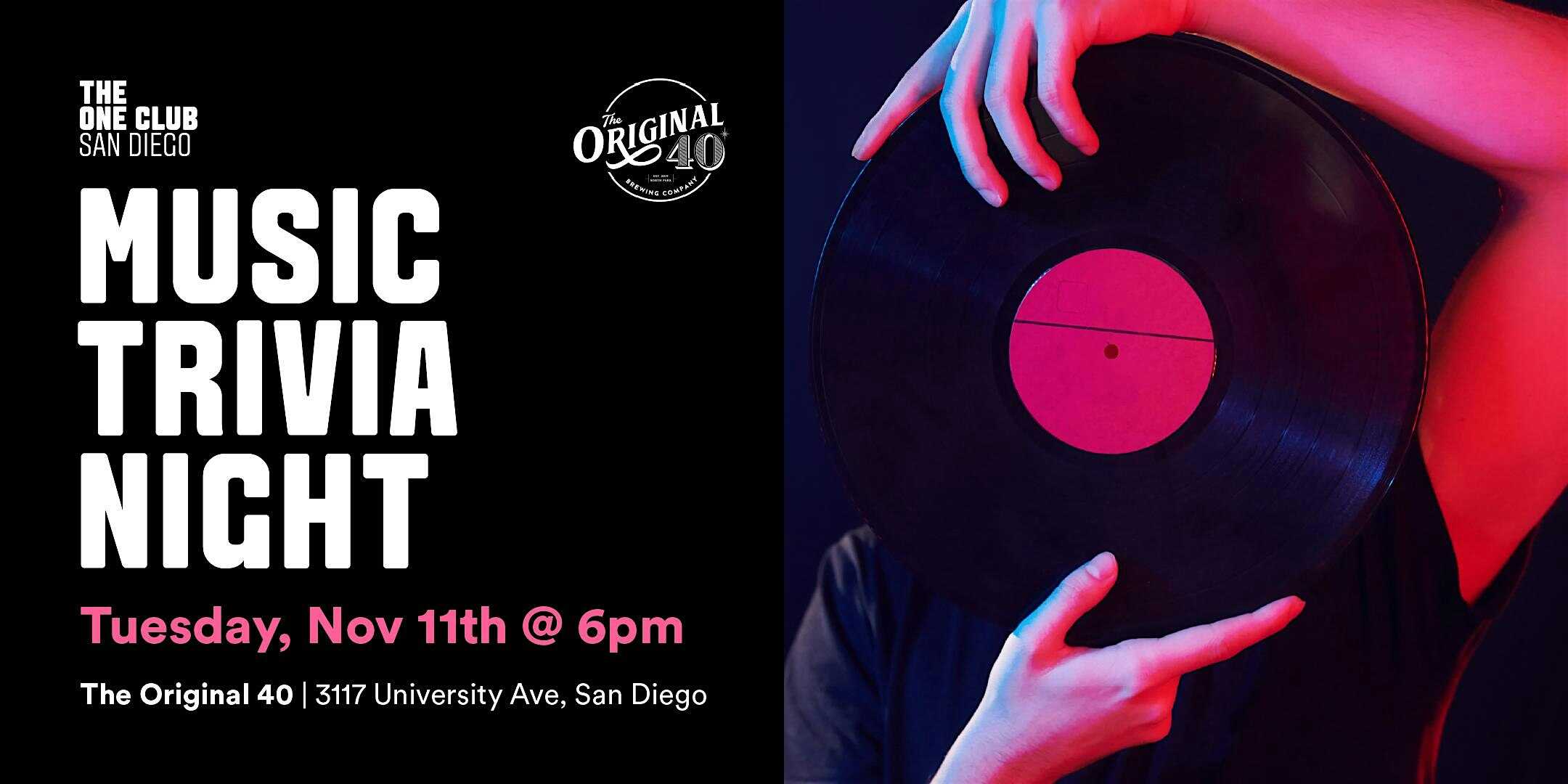 Quiz Me Baby One More Time at Original 40 Brewing Company – San Diego, CA