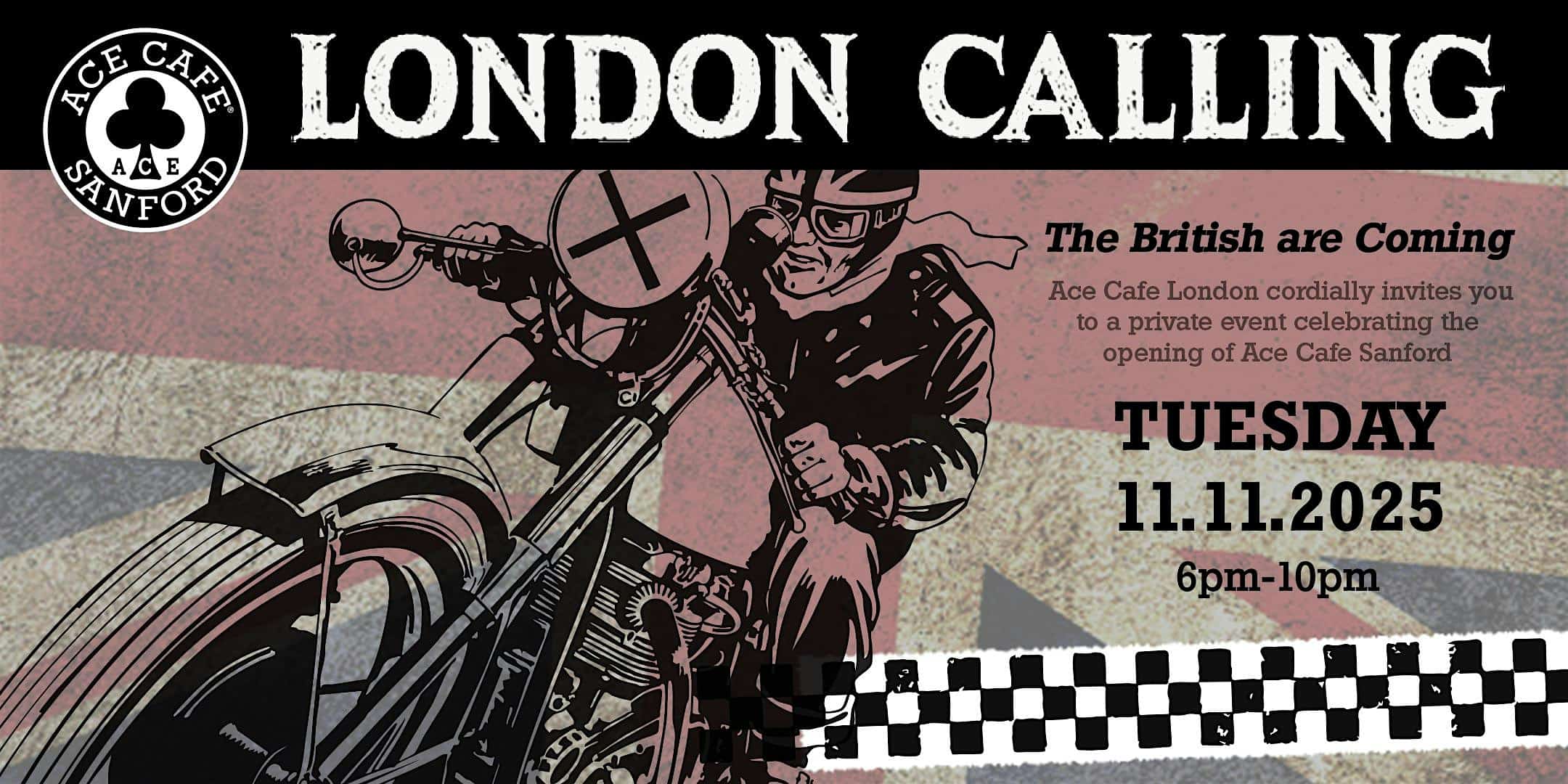 London Calling – Ace Cafe Sanford Grand Opening Event at Ace Cafe Sanford – Sanford, FL