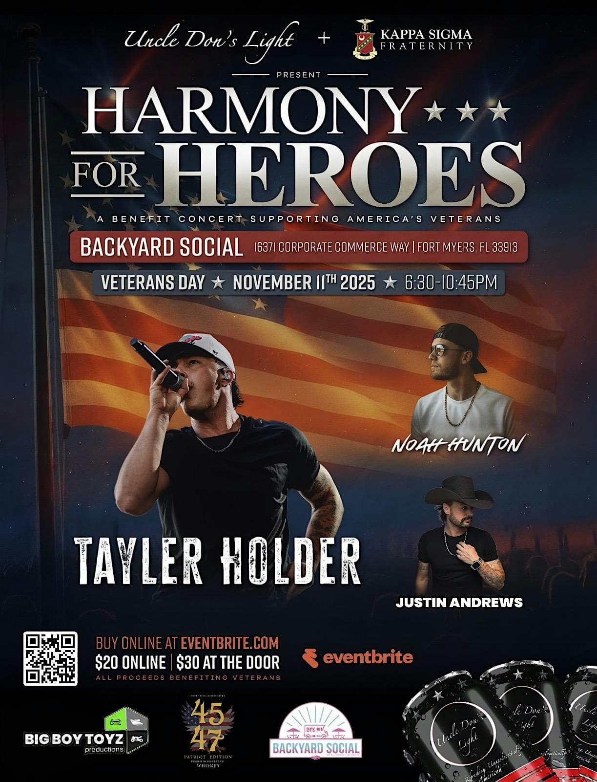 Harmony For Heroes at Backyard Social – Fort Myers, FL