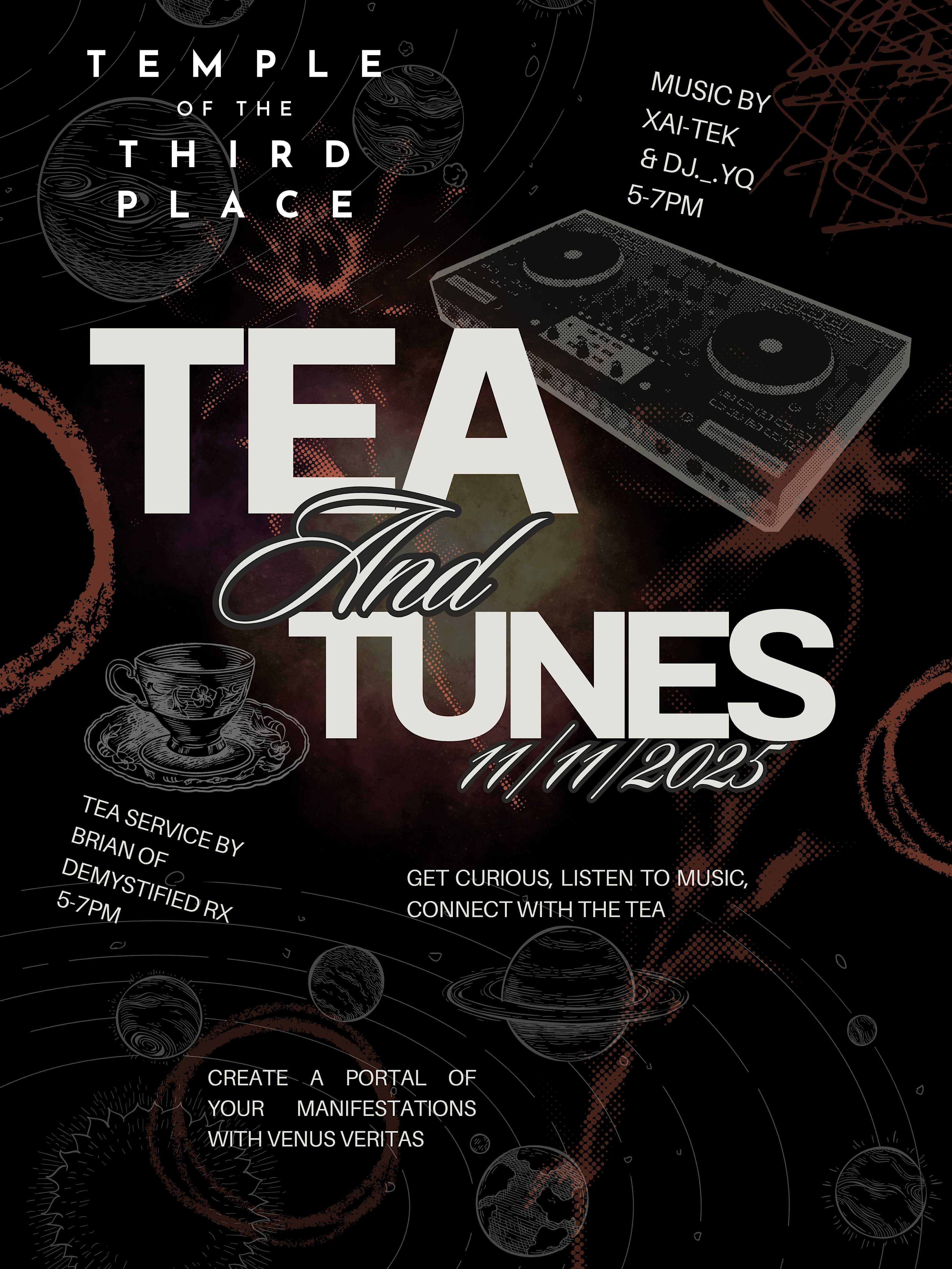 Tea & Tunes 11/11 at The Temple – San Francisco, CA