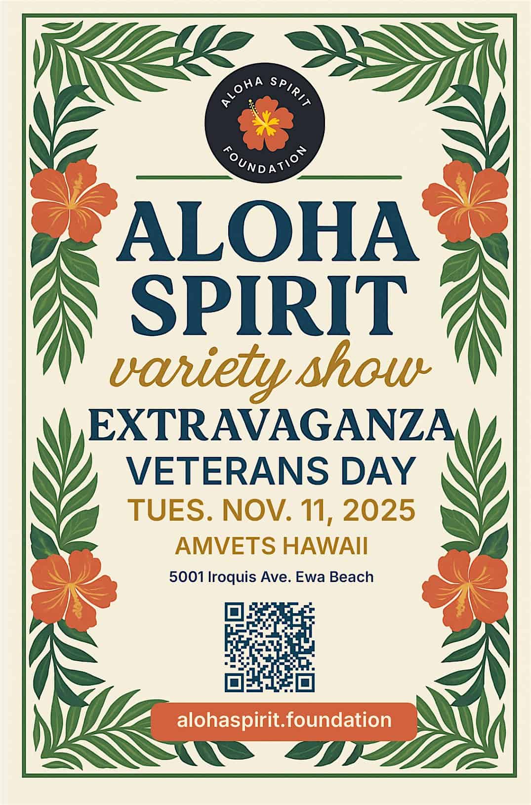 Aloha Spirit Revival at AMVETS West Oahu Veterans Center – Ewa Beach, HI