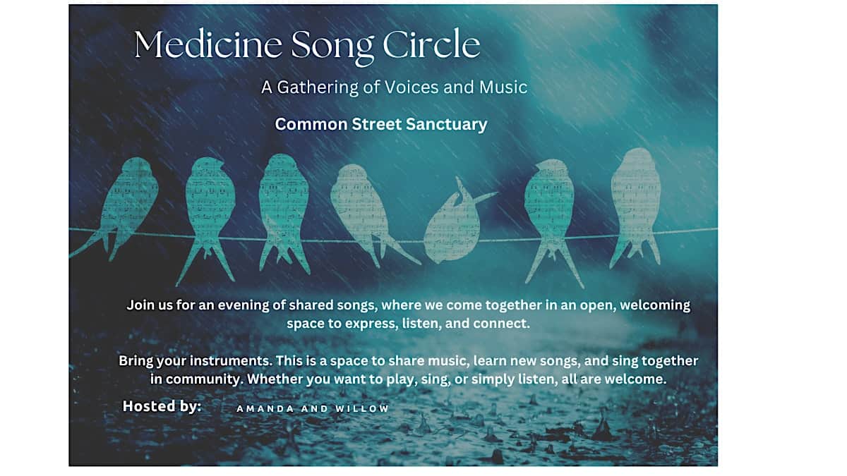 Spirit Songs Gathering at Common Street Spiritual Center – Natick, MA