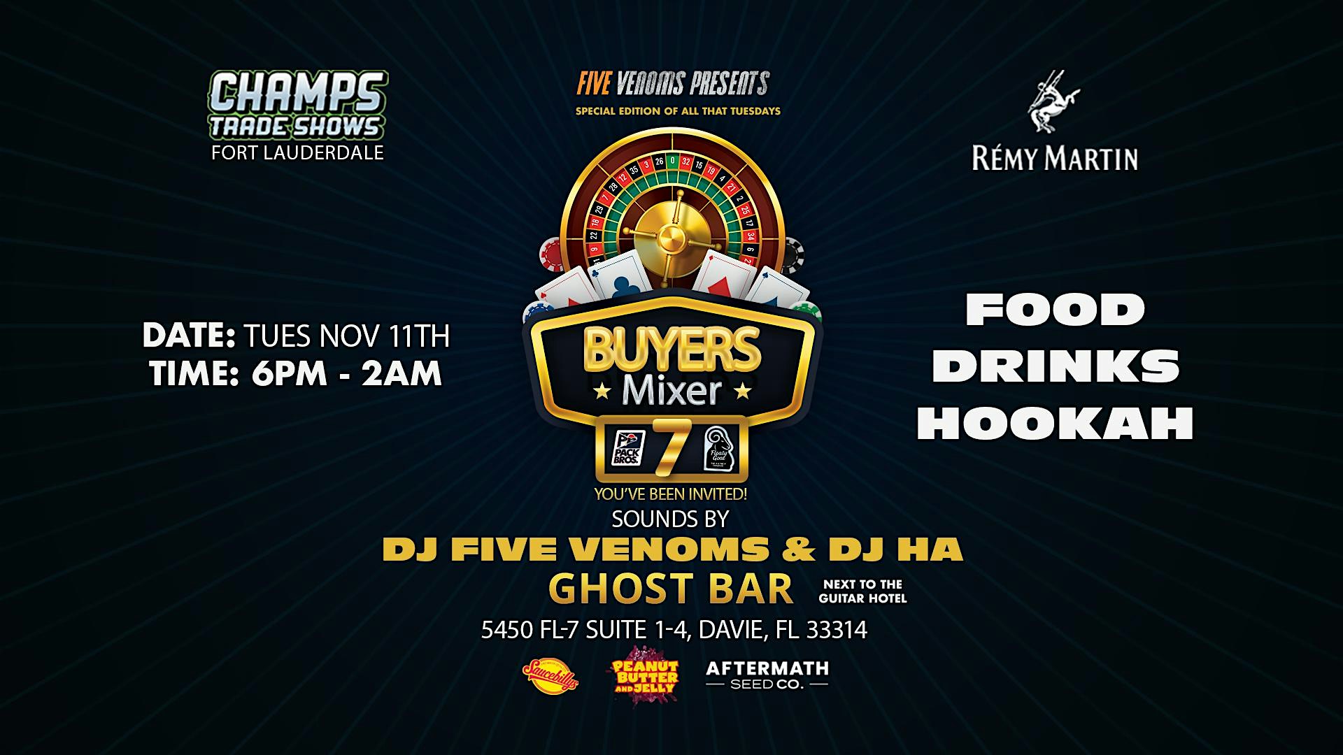 ALL THAT TUESDAYS BUYERS MIXER AT GHOST BAR at GhostBar – Davie, FL