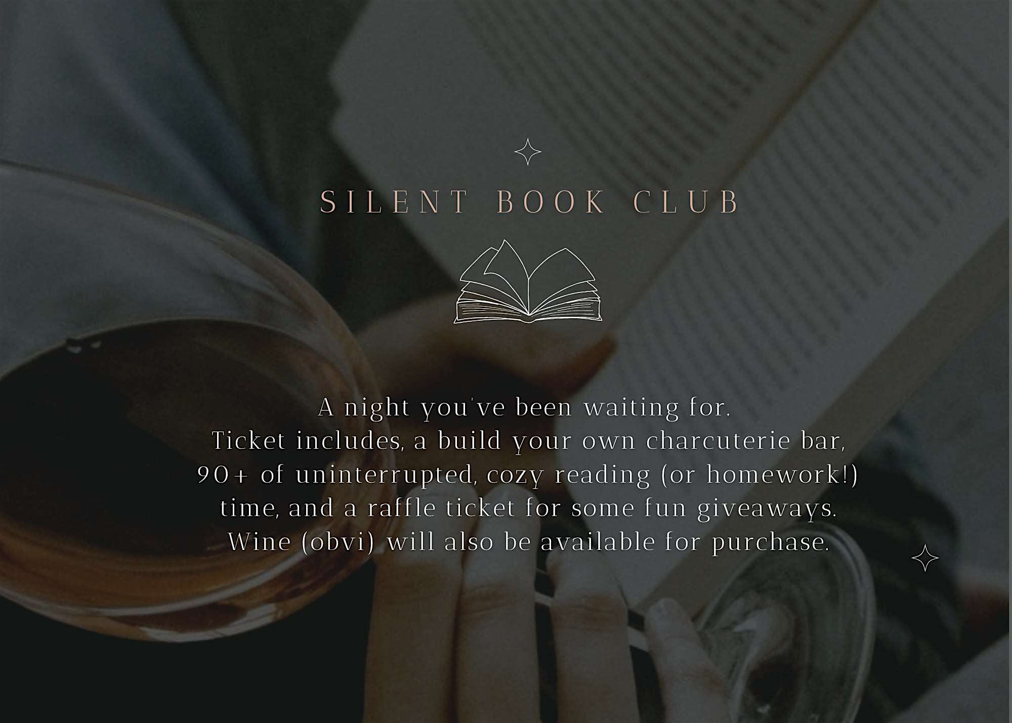 Silent Book Club Night at Vine 32 Wine + Graze Bar – Bedford, NH