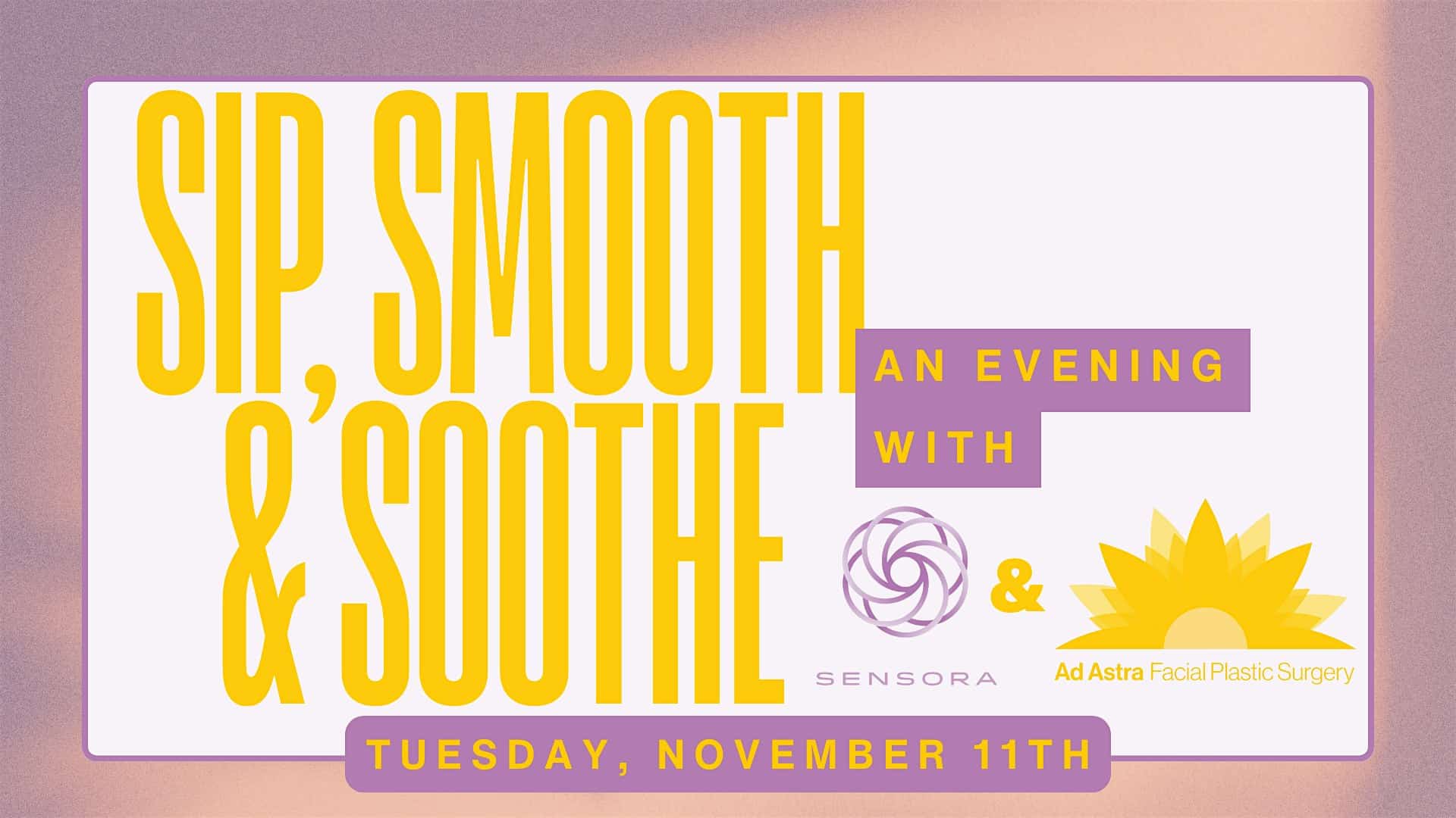 Sip, Smooth and Soothe at 1112 W 6th St – Lawrence, KS